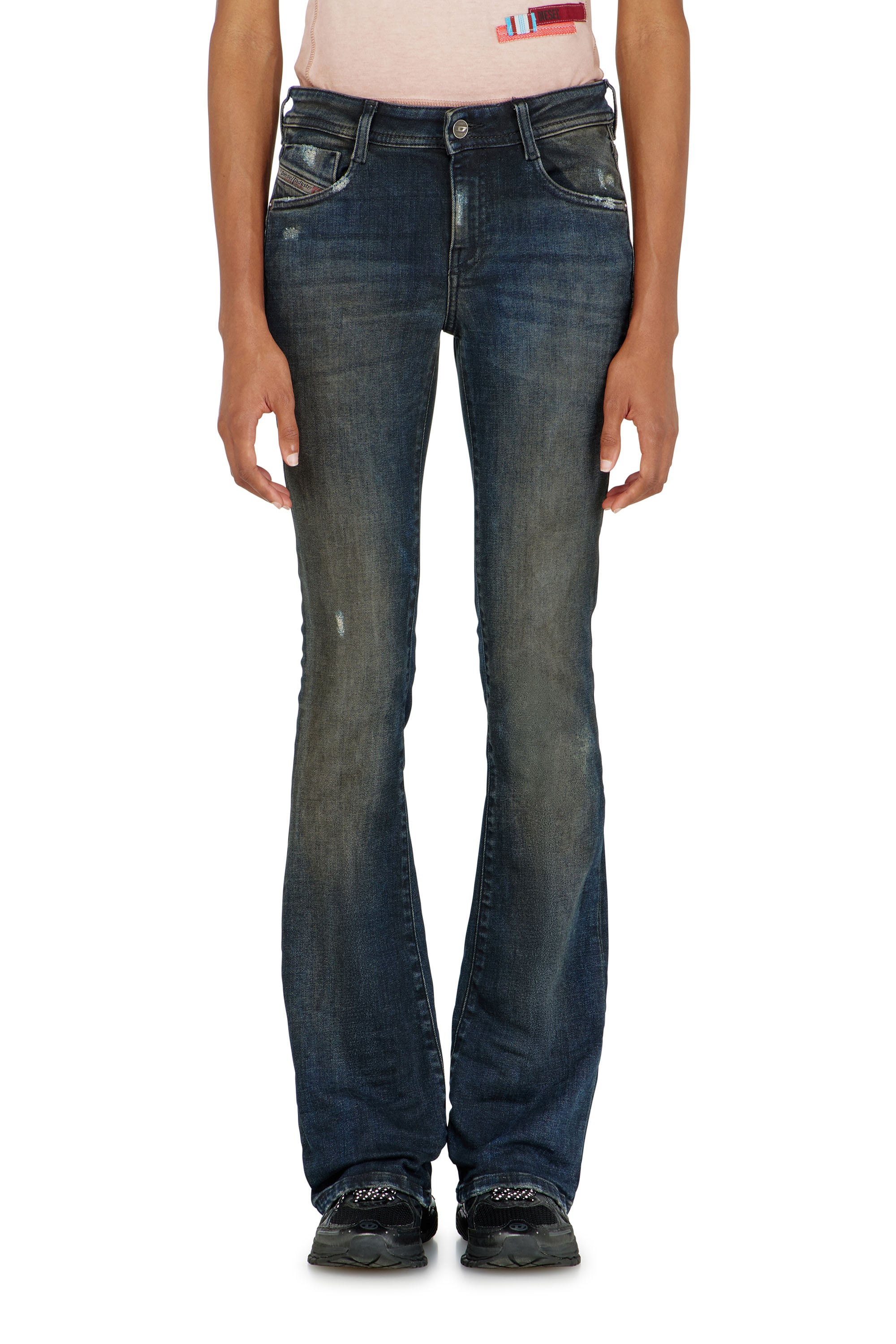 Diesel Bootcut Jeans Low Waist 1969 D-Ebbey,, Zip fly