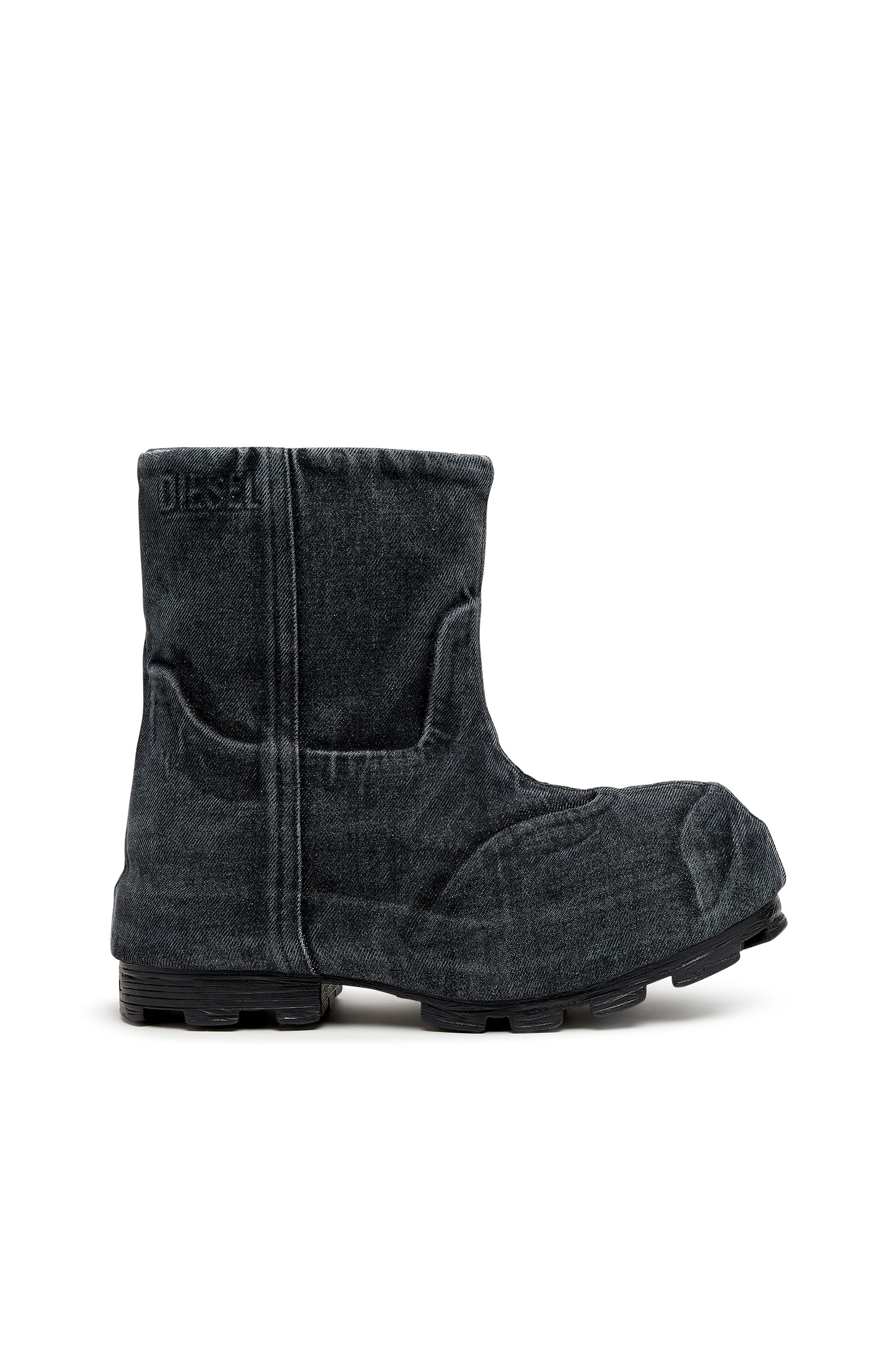 Diesel - D-Hammer Ch Md Boots - Chelsea boots in washed denim - Boots - Unisex - Black