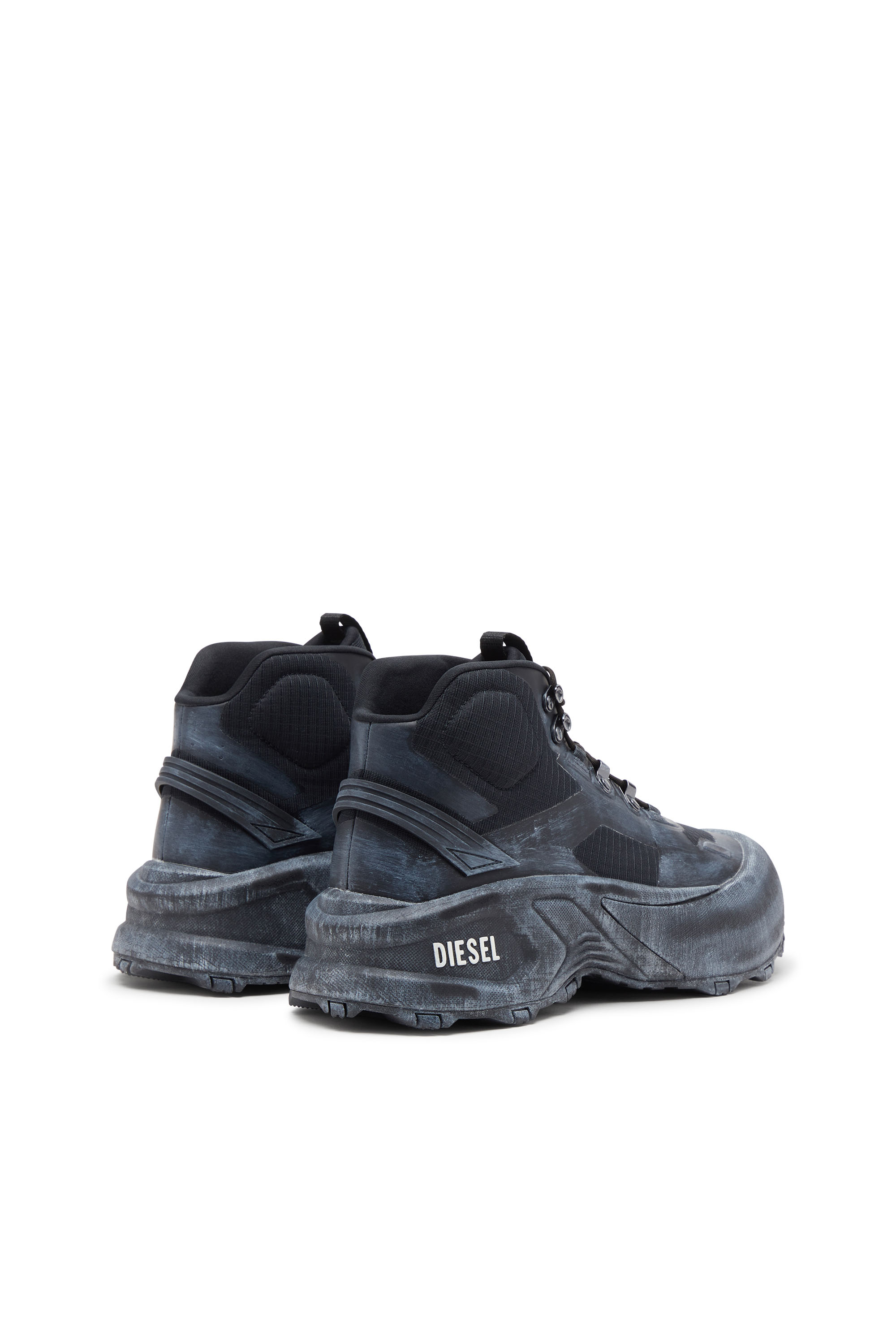 Diesel - D-CAGE HIKING, Man's D-Cage Hiking - Sneakers in Black - 4