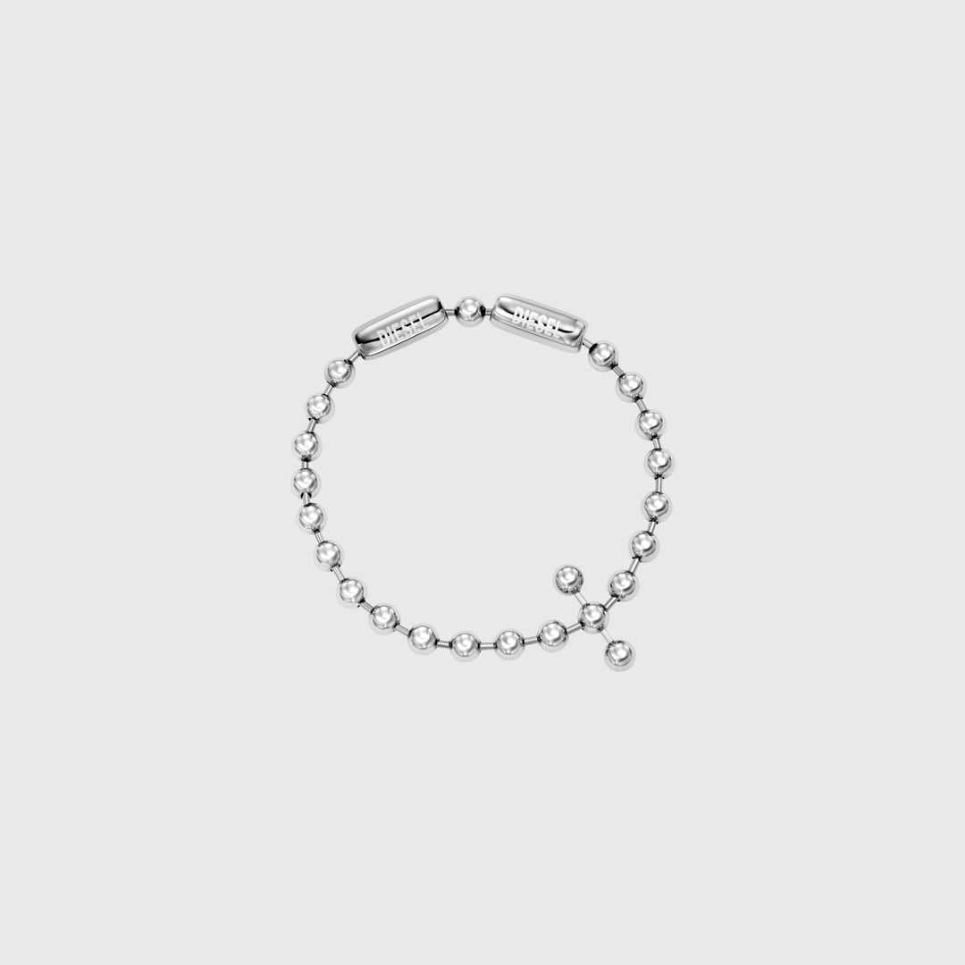 Diesel - Stainless Steel Chain Bracelet - Bracelets - Unisex - Silver