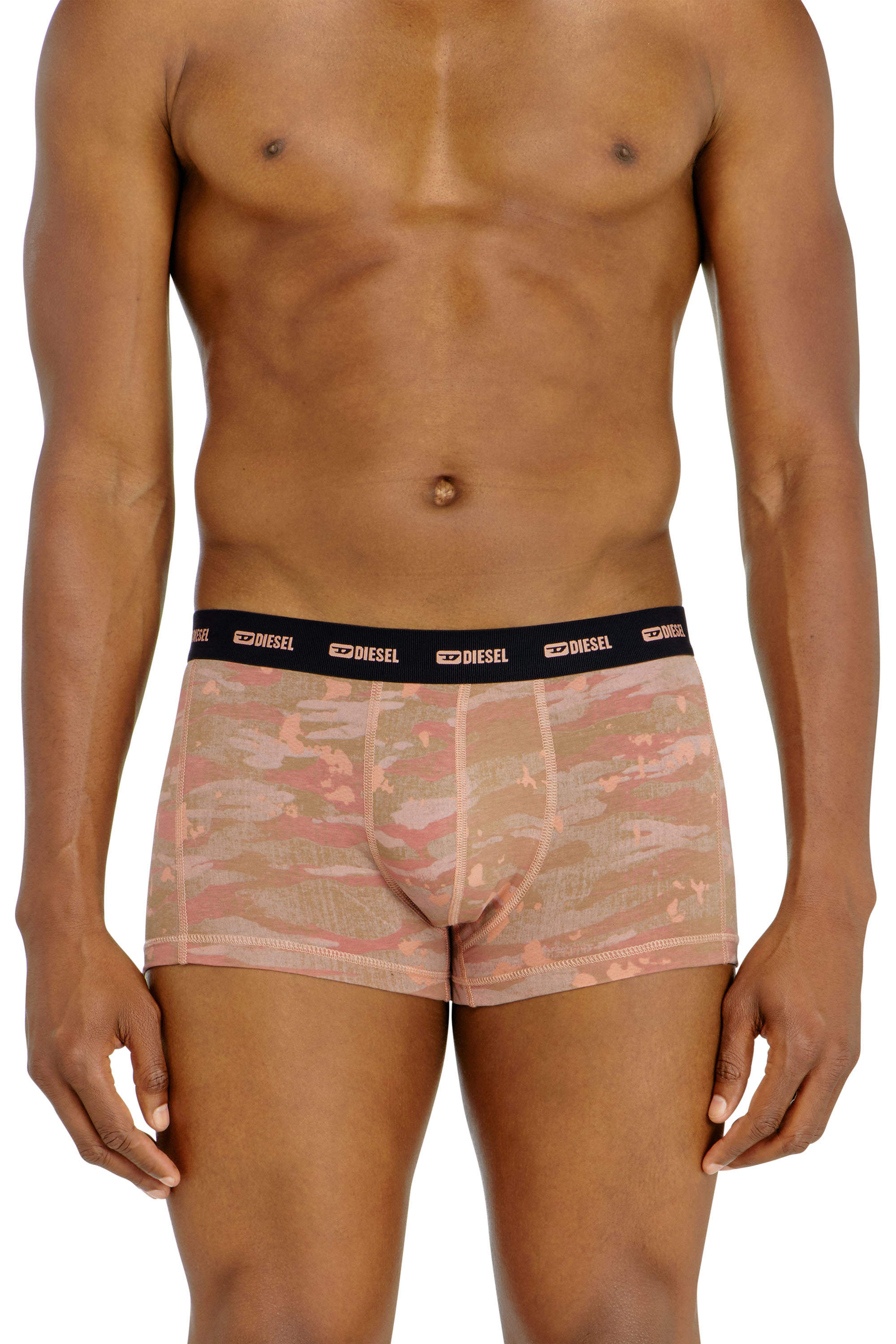 Diesel - Three-pack of boxer briefs plain and camo - Trunks - Man - Multicolor