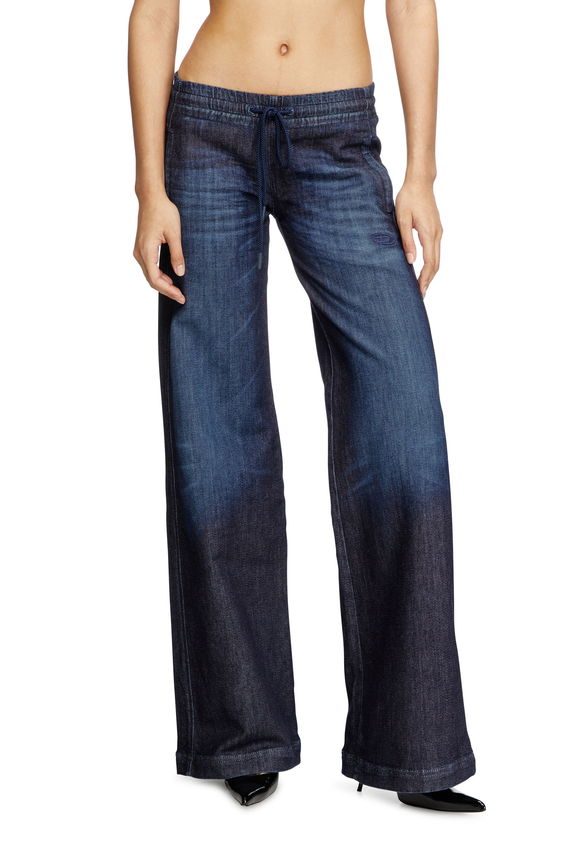 Diesel - Woman's Relaxed 2078 D-Ainty Joggjeans&reg; 09L11, Dark Blue - 3