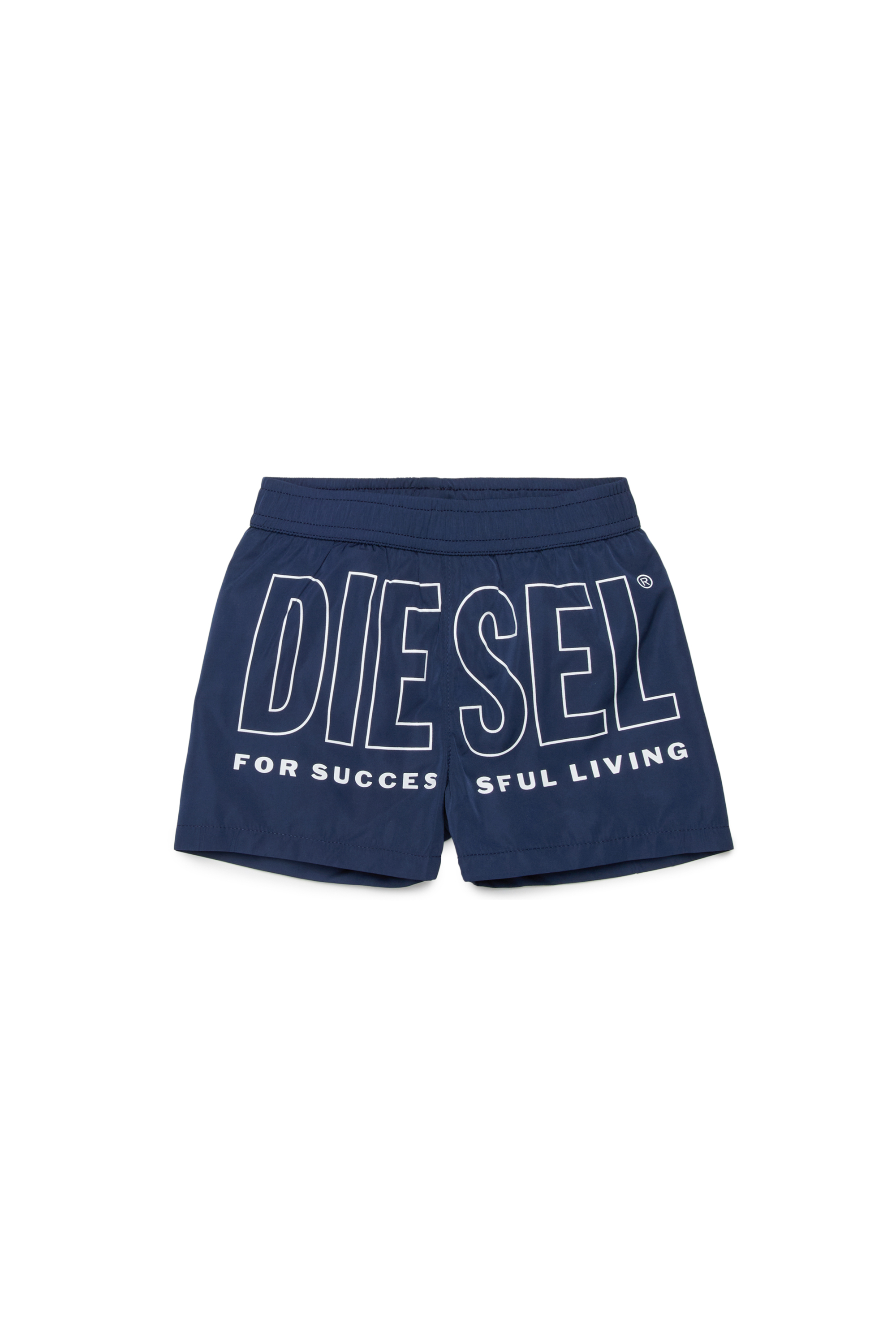 Diesel Short De Bain Avec Imprimé Maxi Biscotto Beachwear Homme Garçons Bleu Taille 9-12