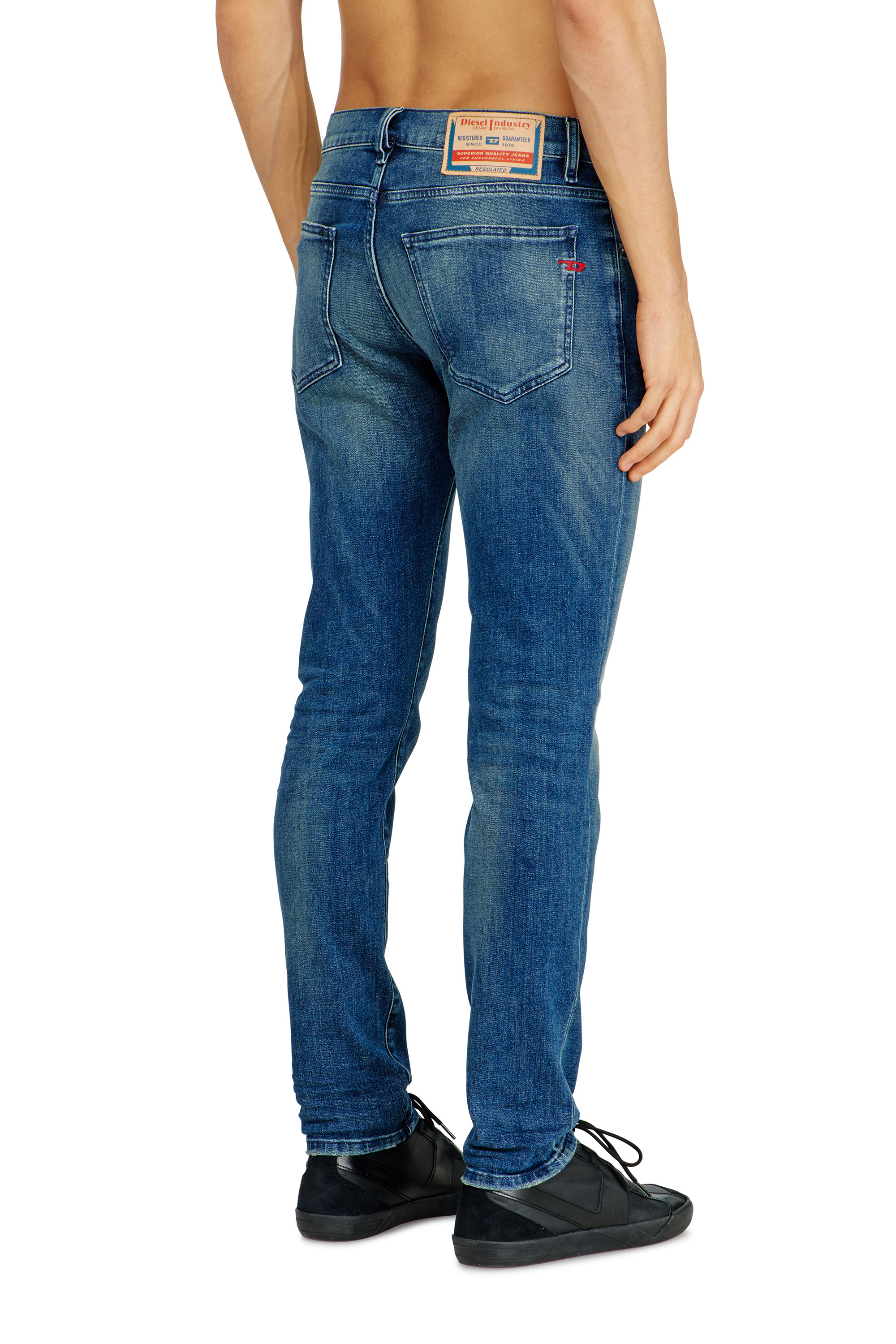 Diesel - Man's Slim Jeans 2019 D-Strukt 0ADBT, Medium blue - 3
