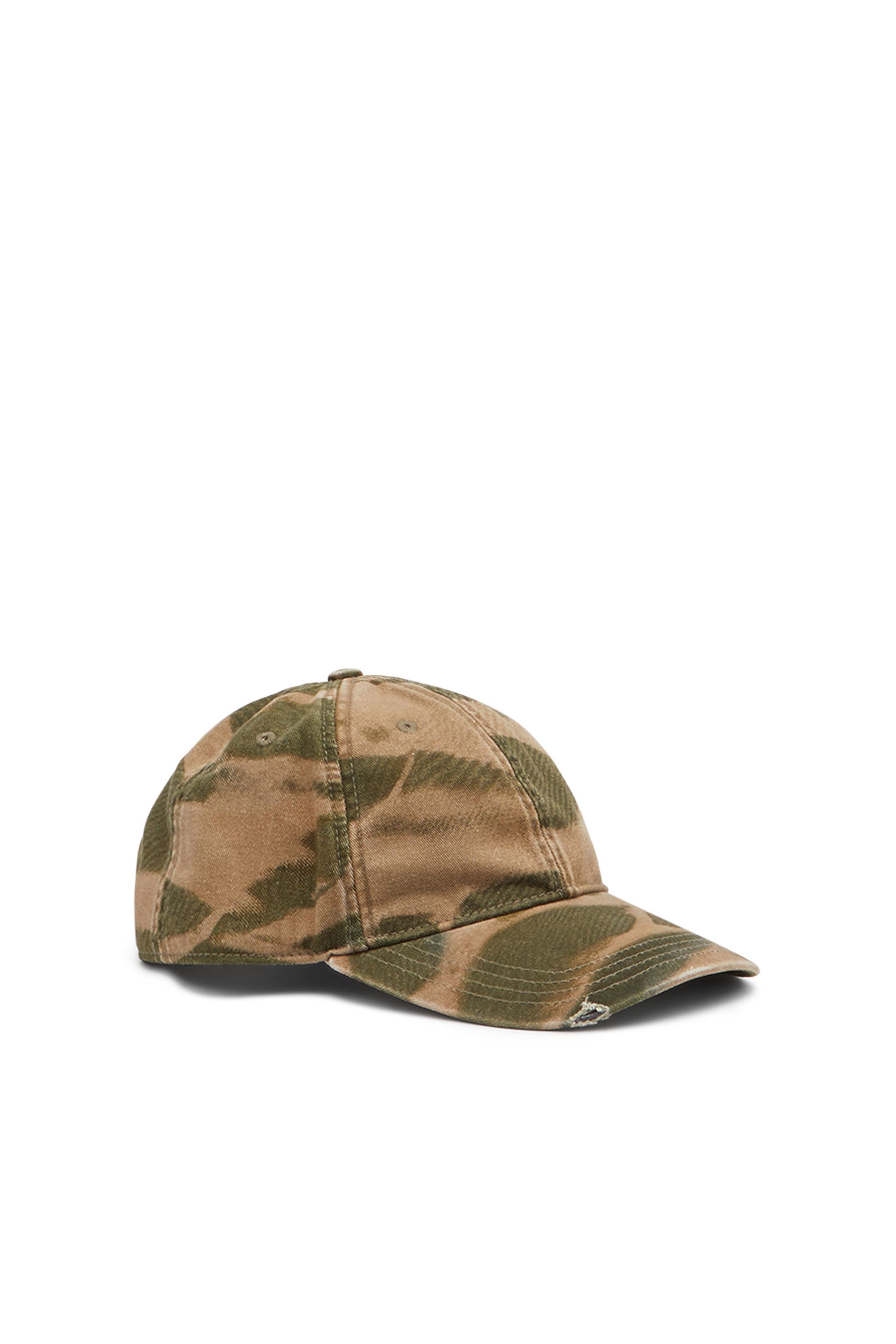 Diesel - Berretto da baseball con stampa camouflage - Cappelli - Unisex - Verde