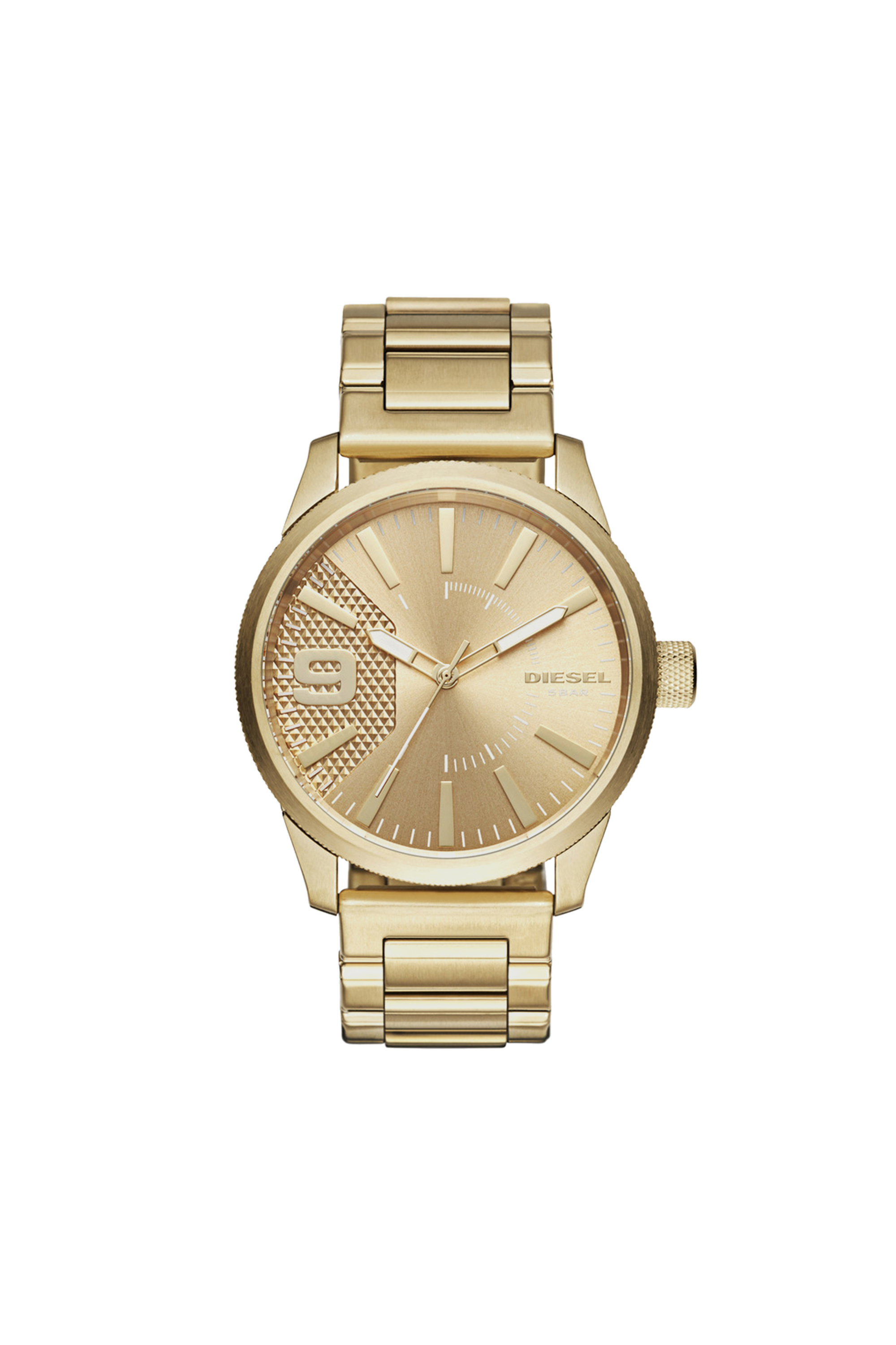 Diesel - Rasp gold multilink strap watch, 46 mm - Timeframes - Man - Gold