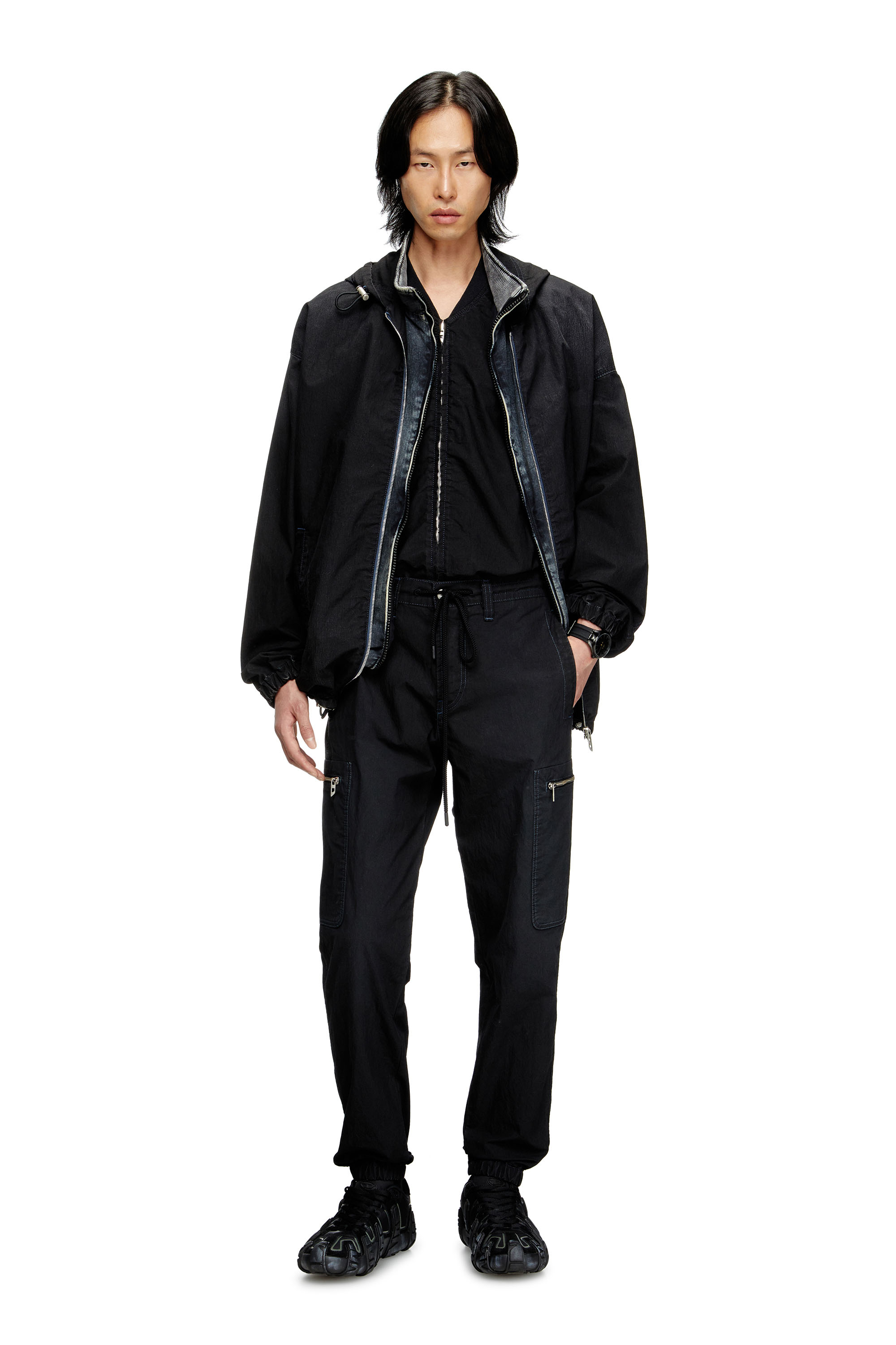 Diesel - Unisex's Slim D-Lab JoggJeans® 068SJ, Black/Dark grey - 3