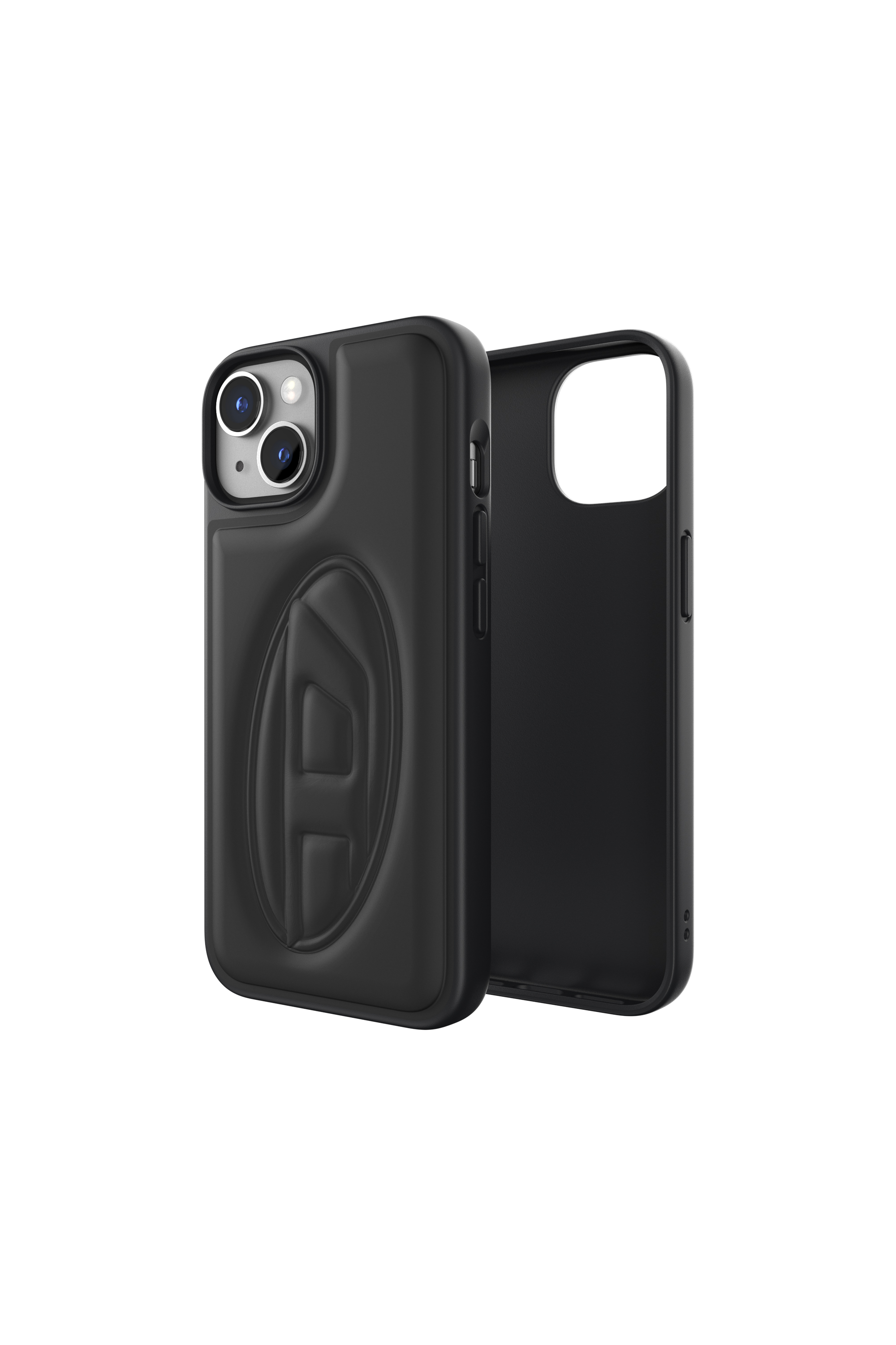 Diesel - Moulded case D logo for i Phone 14 - Cases - Unisex - Black