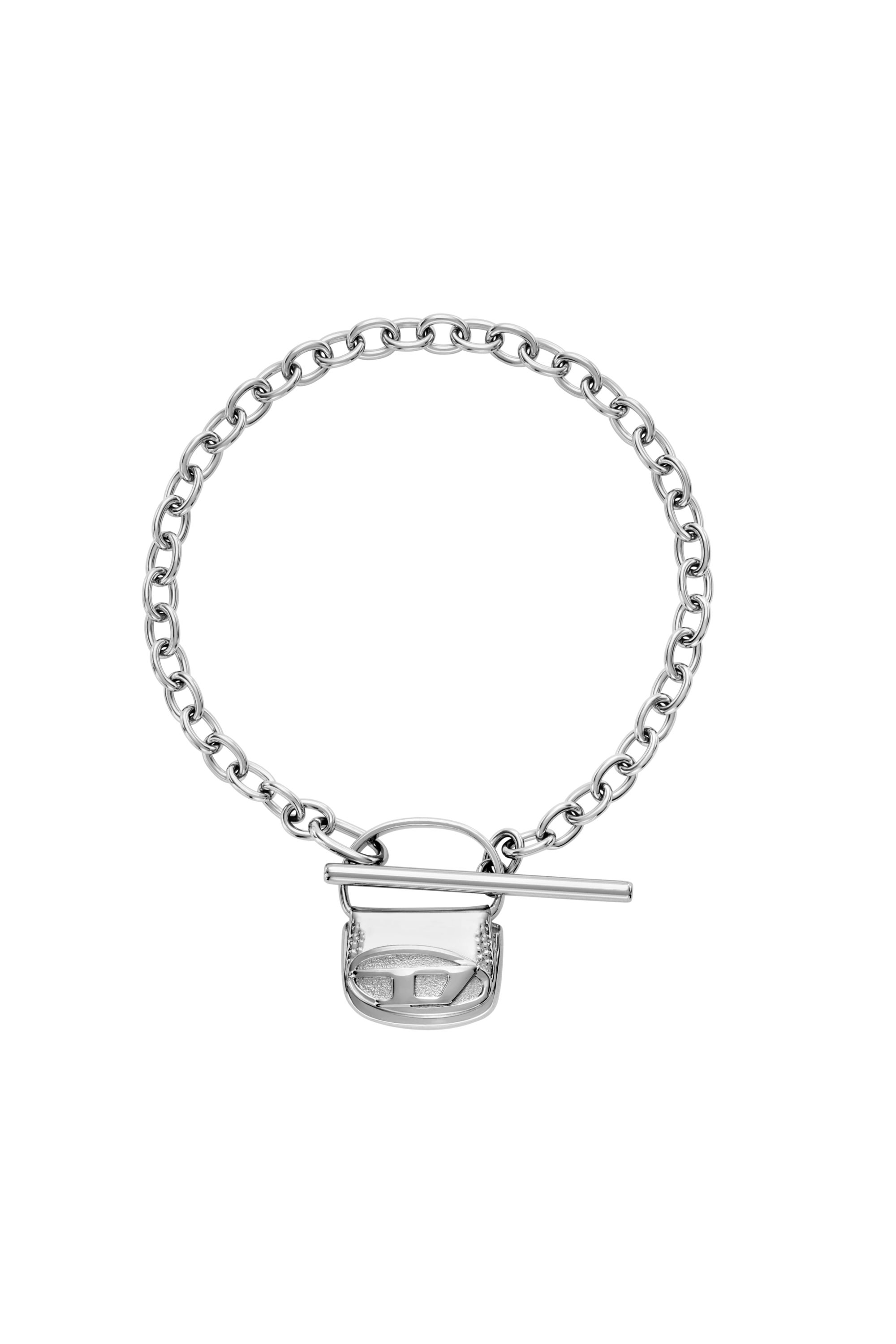 Diesel Unisex Silver - Stainless Steel Bracelet - Bracelets Uni