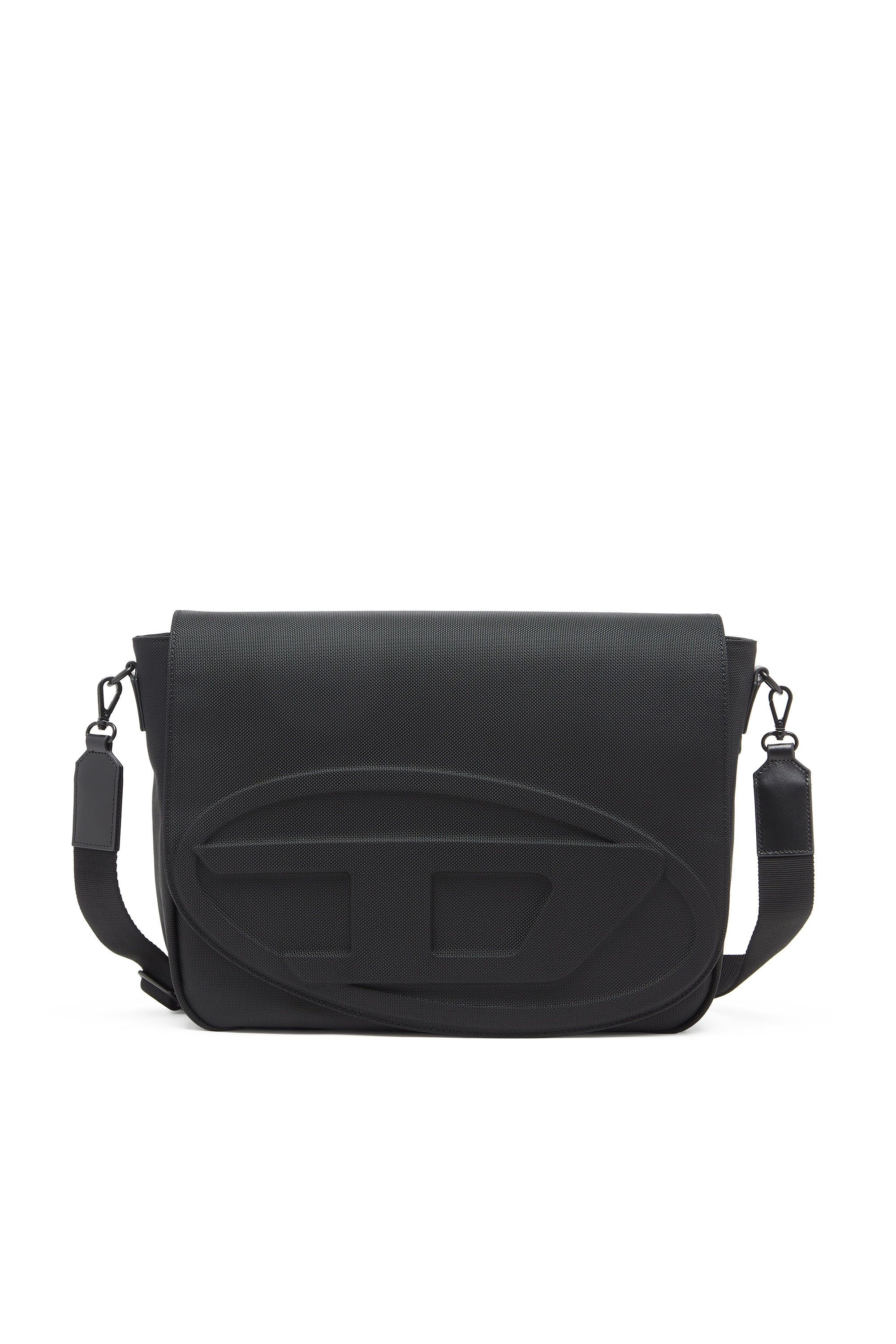 Diesel - 1DR MESSENGER, Man's 1DR-Messenger bag in CORDURA&reg; nylon in Black - 1
