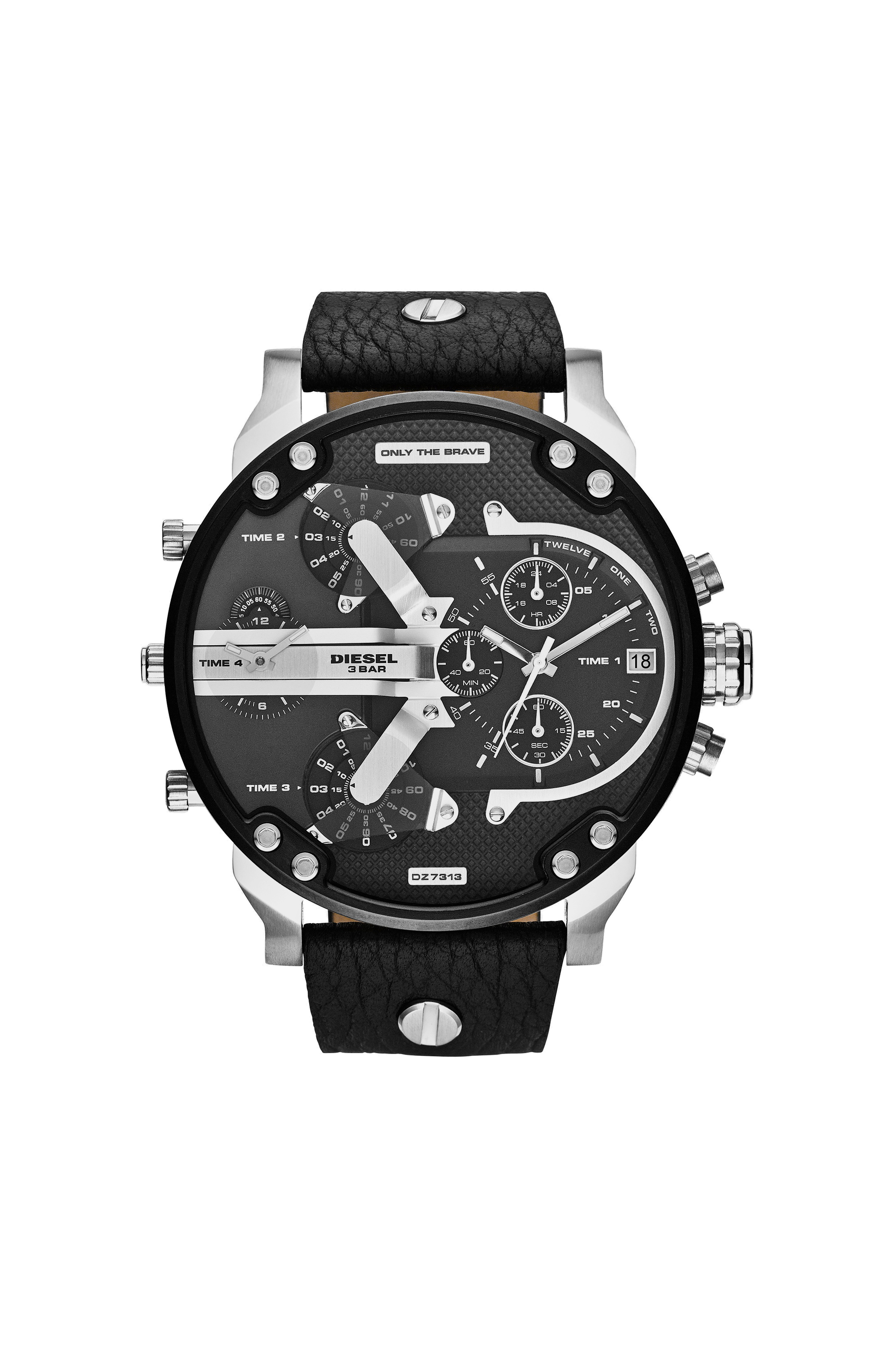 Diesel - Mr. Daddy 2.0 watch with multi-layer watch - Timeframes - Man - Black