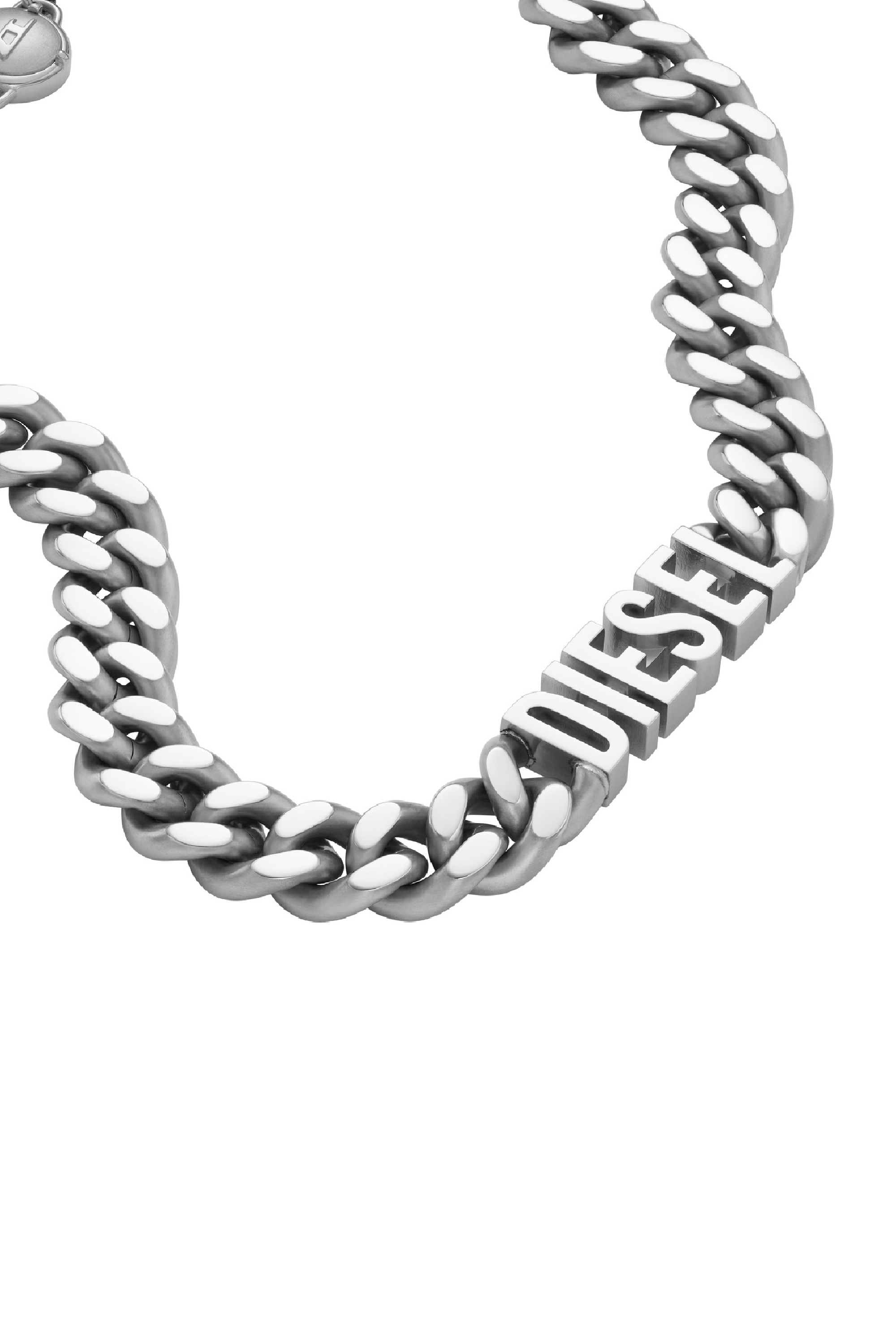 Diesel - Stainless steel choker necklace - Necklaces - Man - Silver