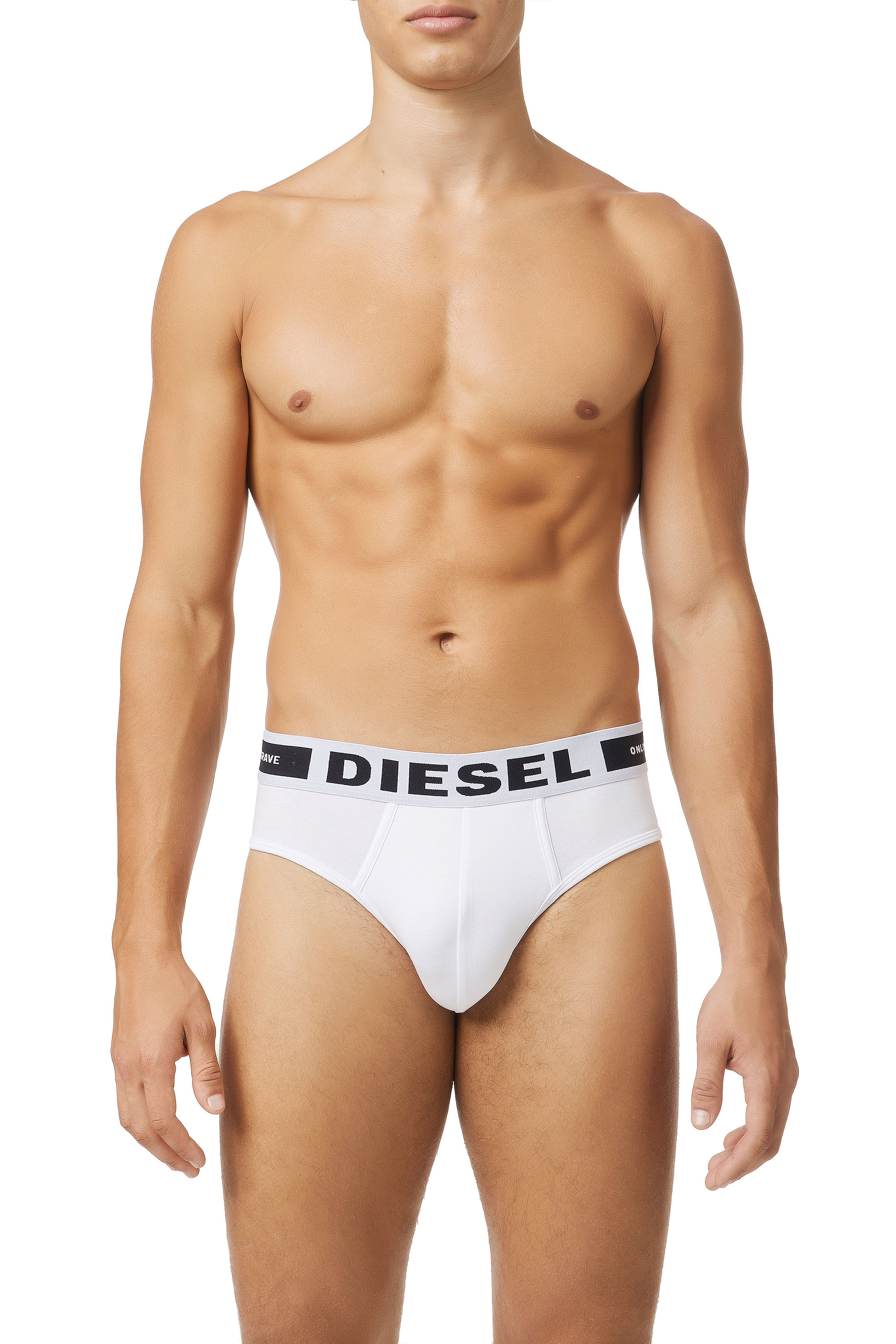 Diesel 3 Pack Briefs With Brand Logo In Multicolor