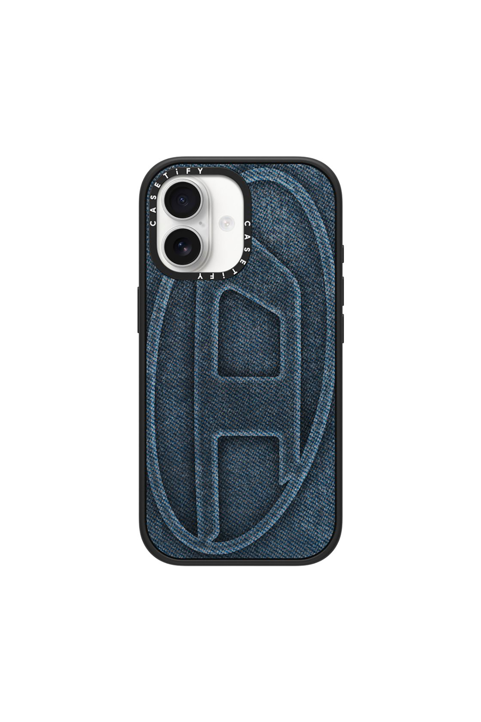 Diesel Blauw - Oval D Impact Case For Iphone - Cases - Unisex Maat 17