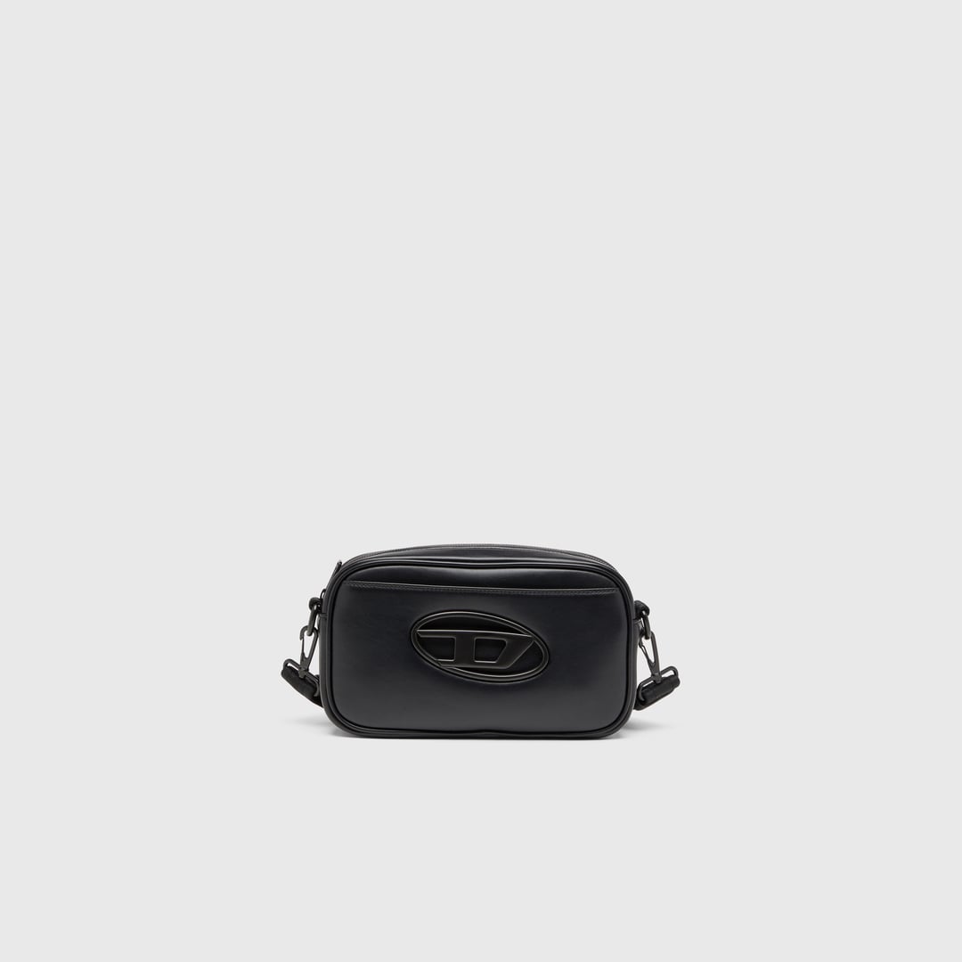 Diesel - Holi-D-Camera bag in neoprene and PU - Crossbody Bags - Man - Black