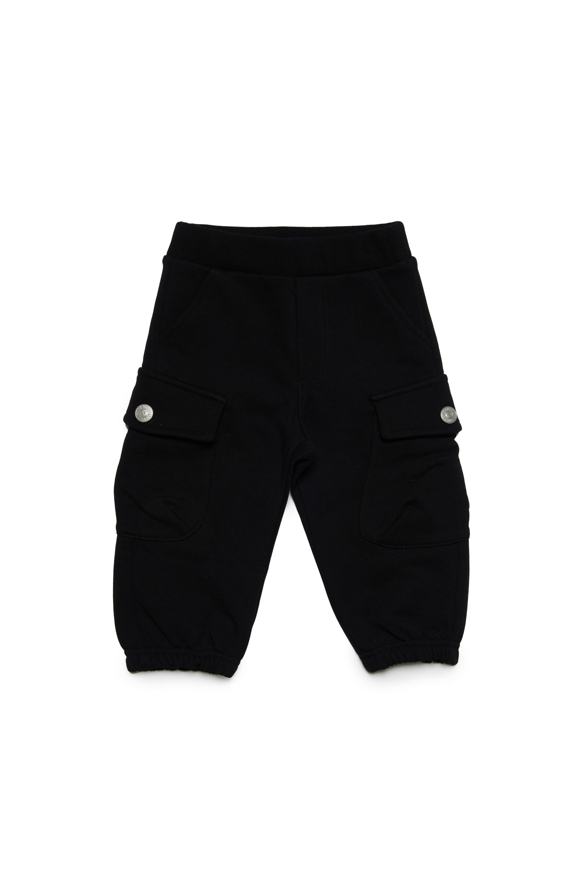 Diesel - Cotton cargo sweatpants - Pants - Man - Black