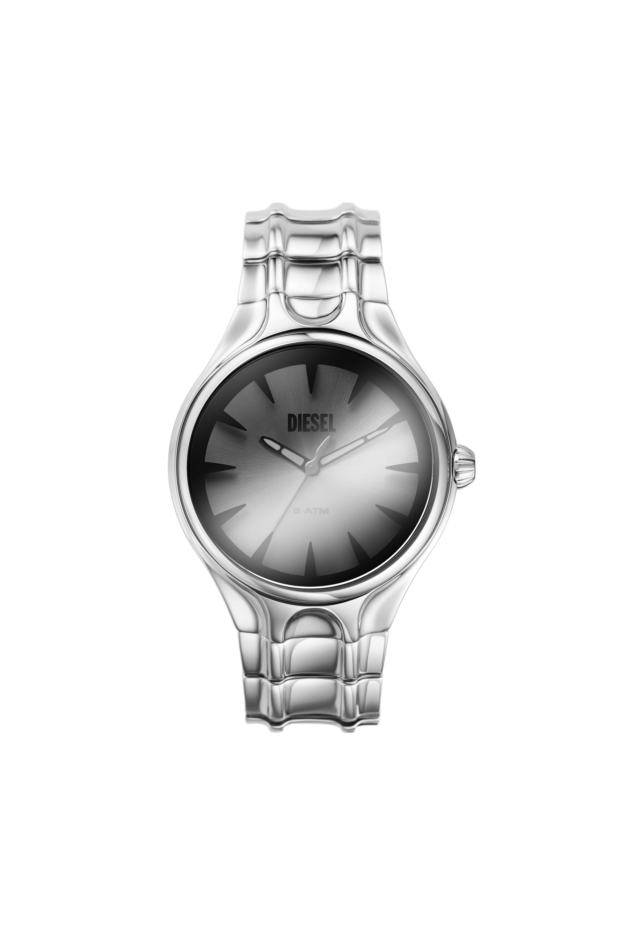 Diesel - Streamline three-hand stainless steel watch - Timeframes - Man - Silver