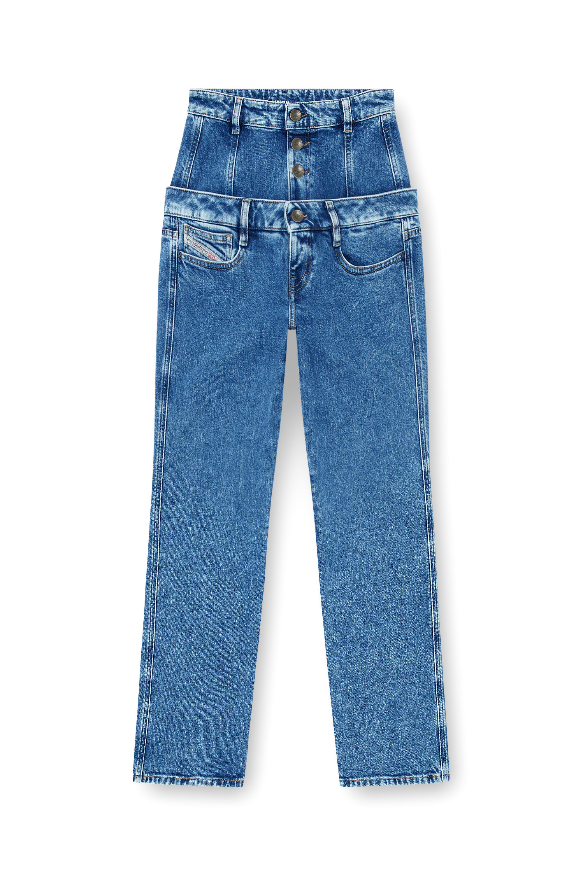 Diesel - Woman's Slim Jeans D-Fynora 007EU, Medium blue - 6