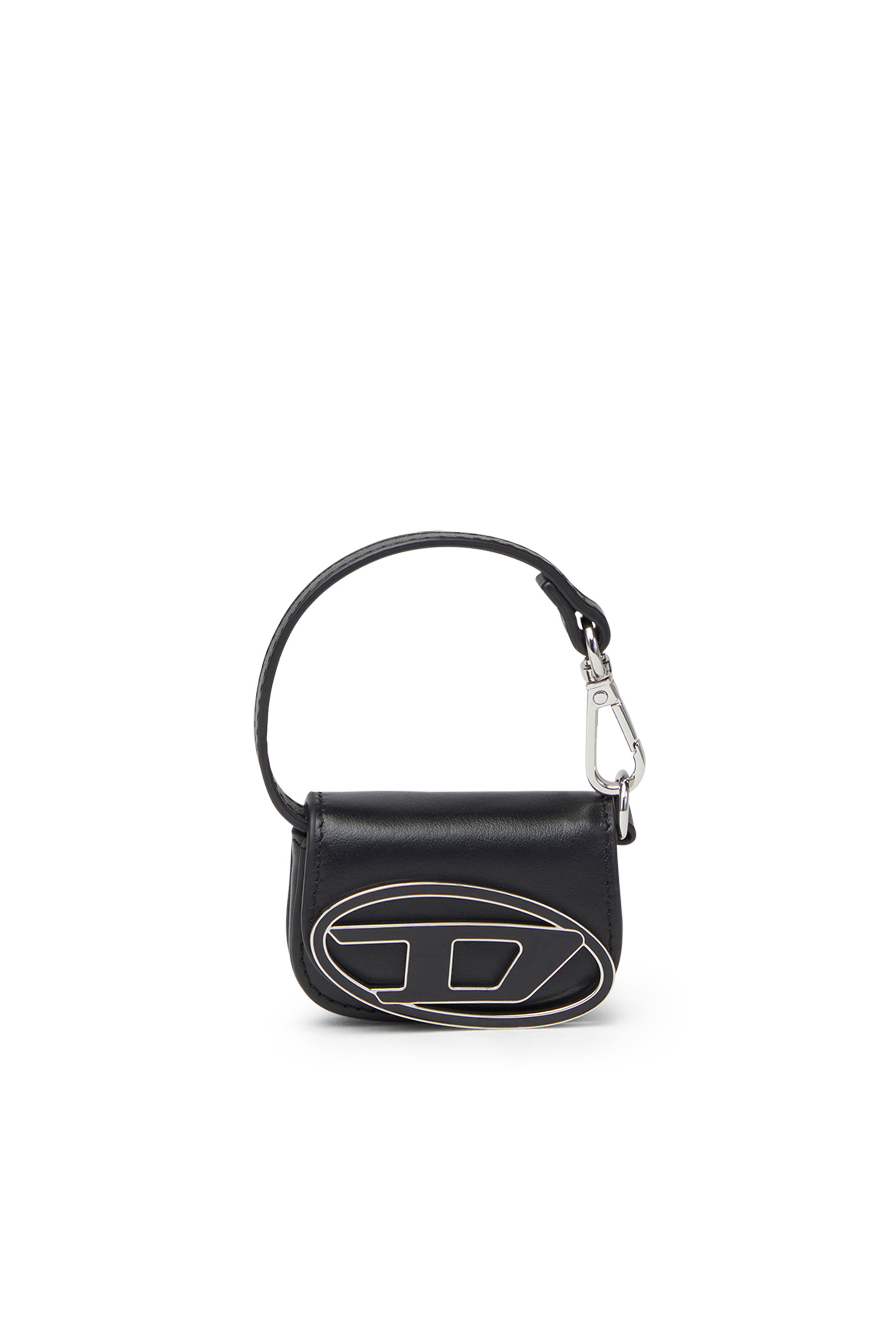 Diesel Women's Black - Leather Bag Charm - Charms And Keyrings - Woman Uni