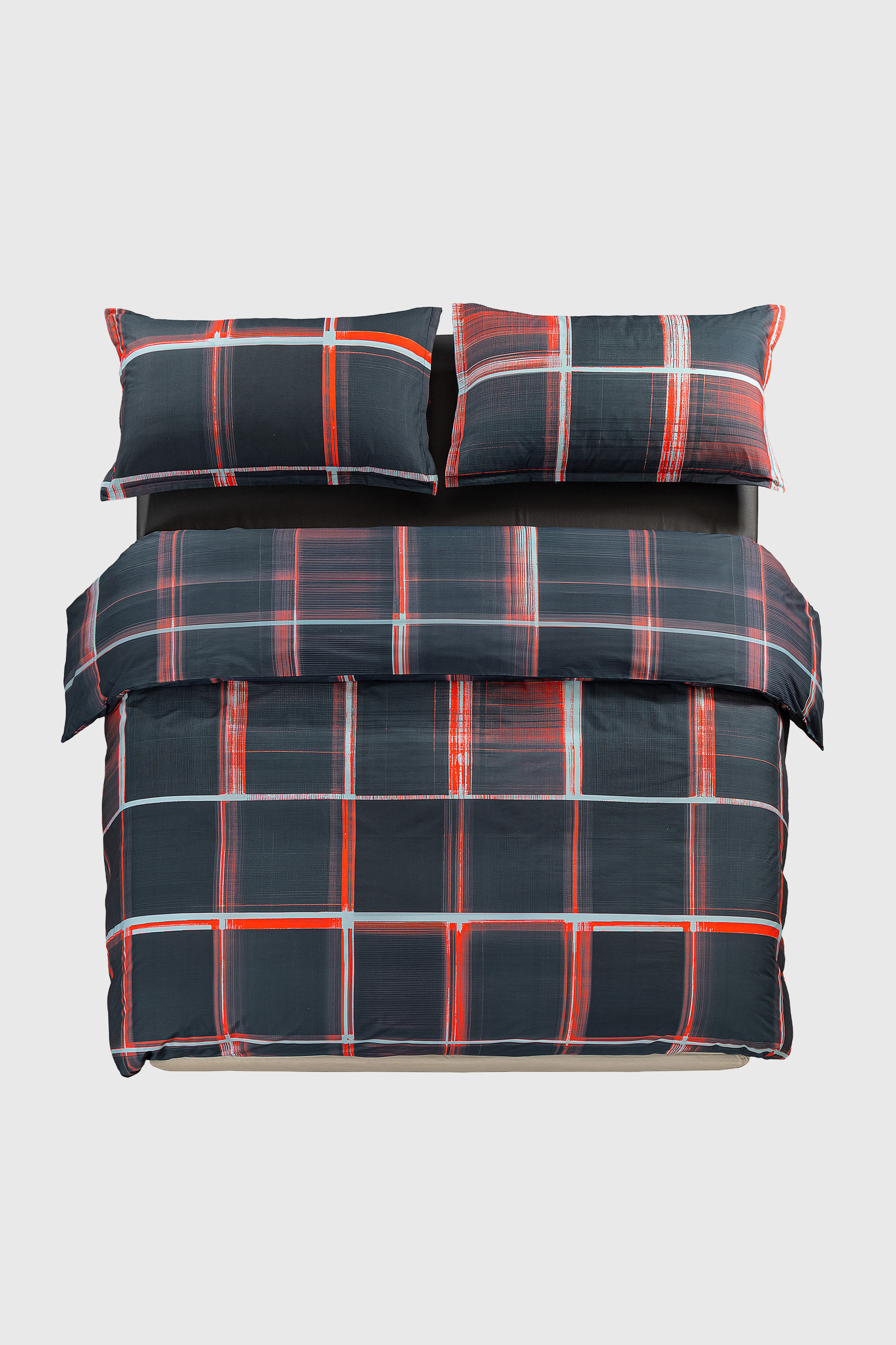 Diesel - Percale duvet cover parure for a queen-size bed - Duvet Cover Set - Unisex - Multicolor