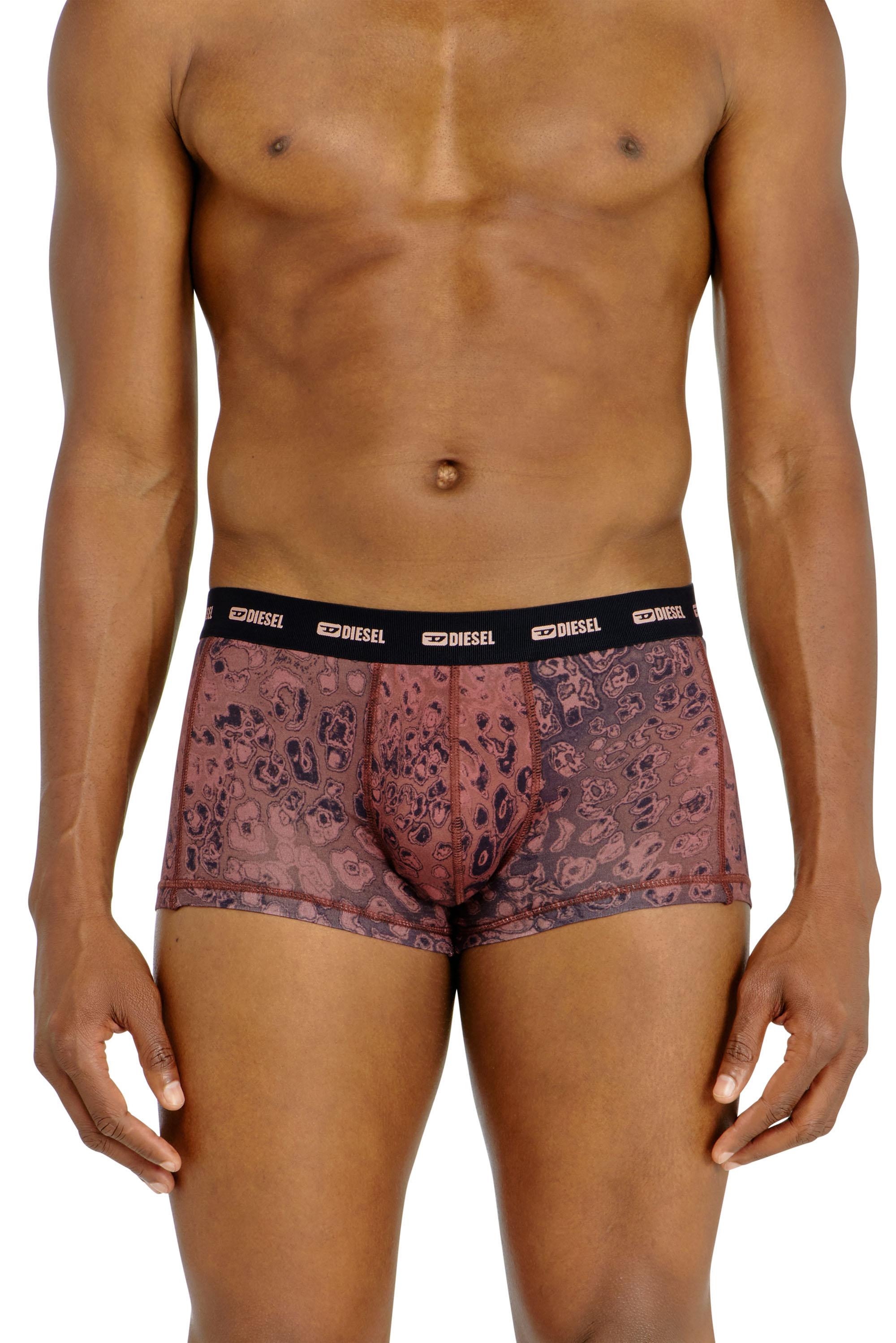 Diesel - Three-pack of stretch cotton boxer briefs - Trunks - Man - Violet