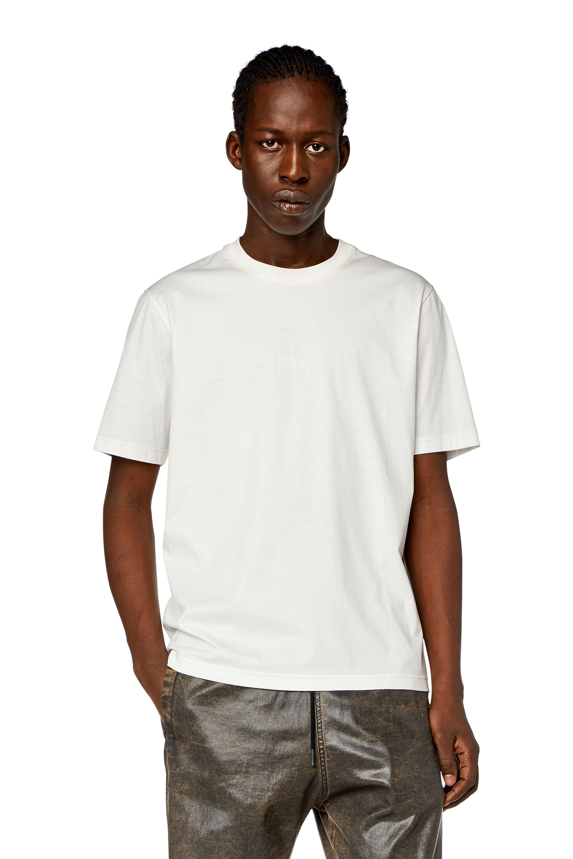 Diesel - T-shirt with Diesel Studio print - T-Shirts - Man - White