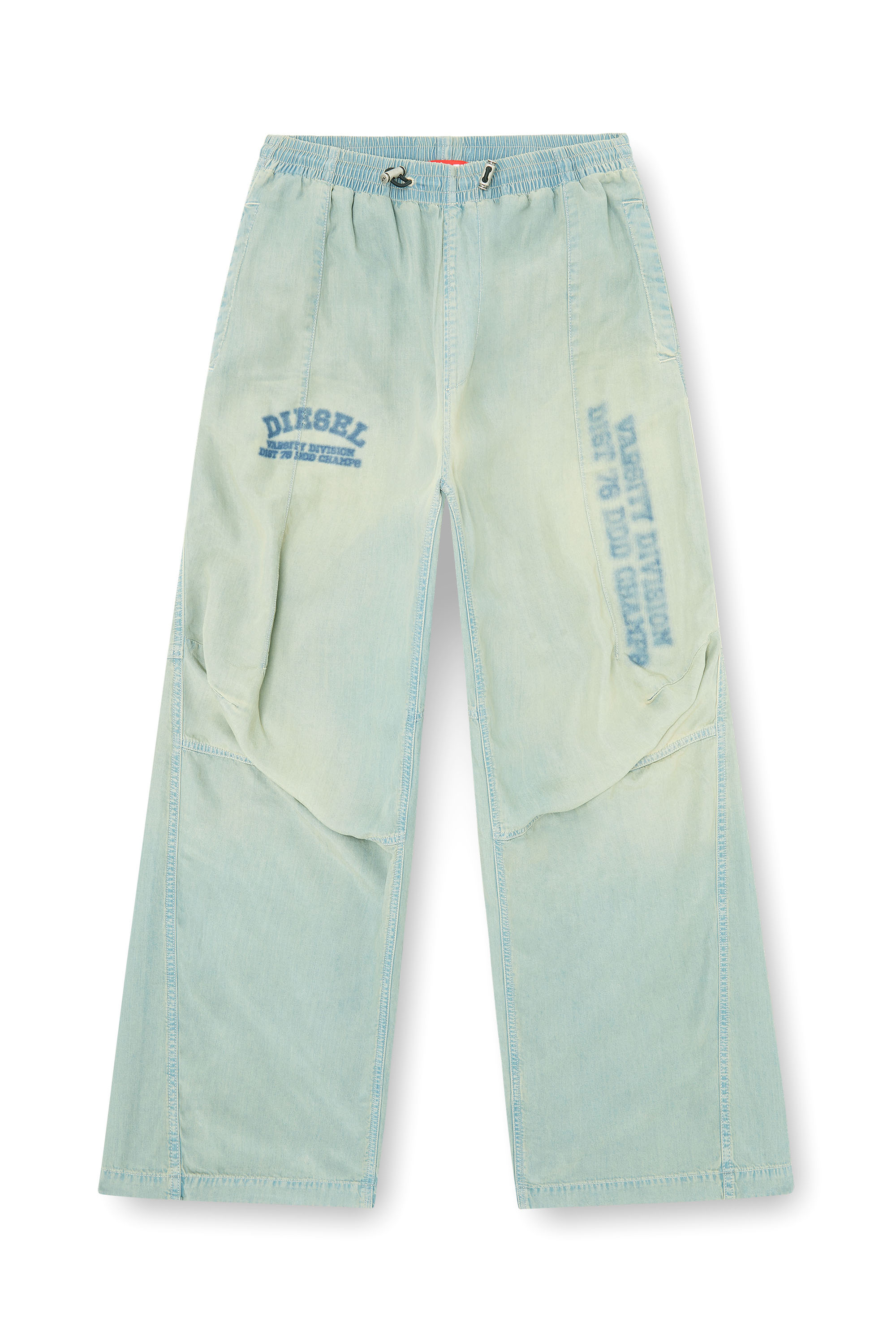 Diesel - Unisex's Relaxed Jeans D-Pari 0ADCF, Light Blue - 6