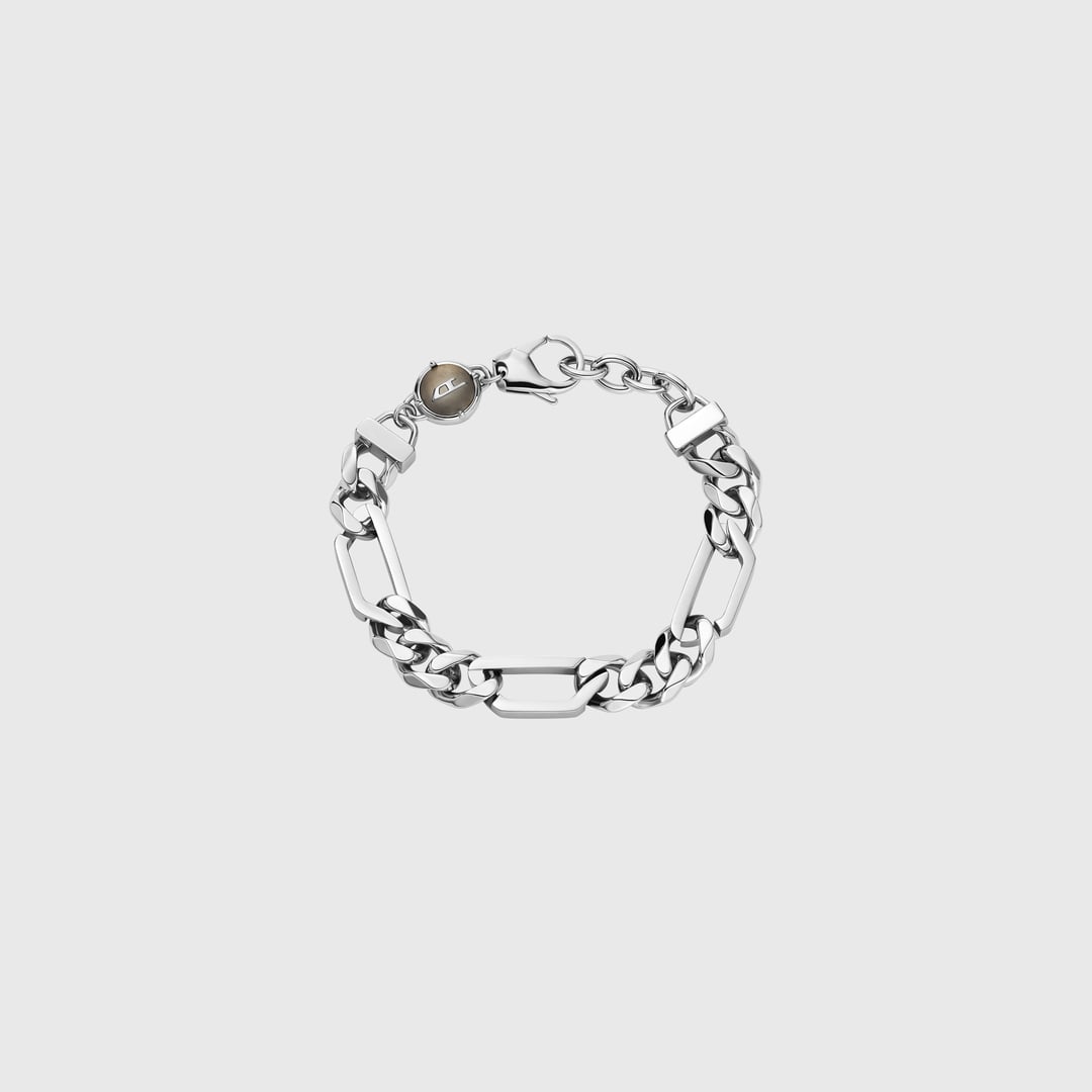 Diesel - Stainless steel chain bracelet - Bracelets - Unisex - Silver