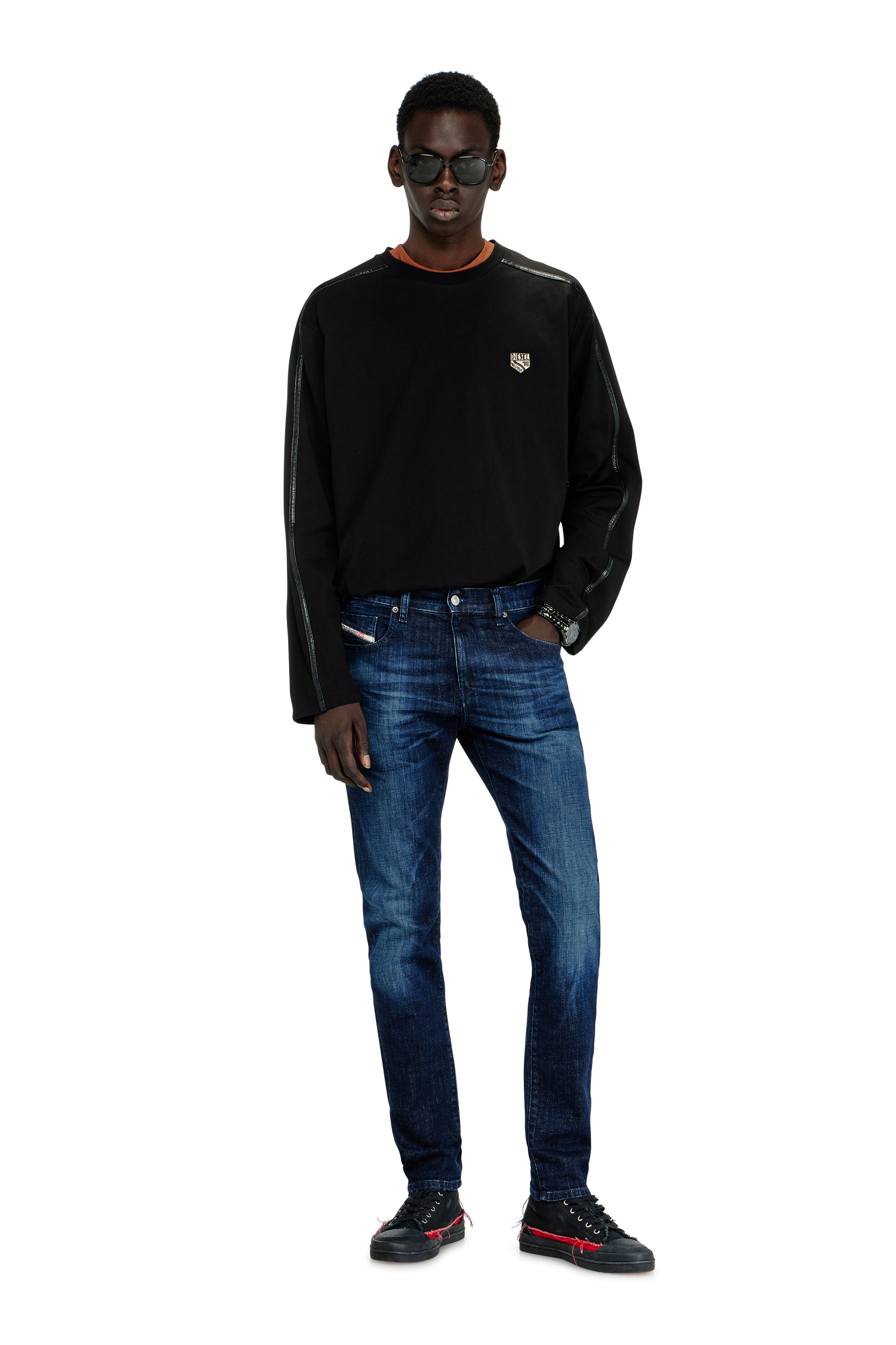 Diesel - Man's Slim Jeans 2019 D-Strukt 0ADBL, Dark Blue - 1