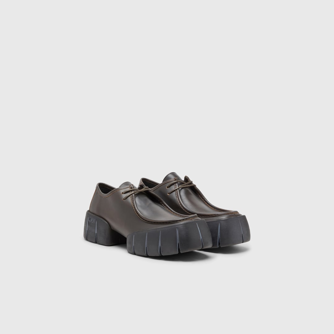 Diesel - D-Tex-Moccasin-style shoes in brushed leather - Moccasins and Mules - Man - Brown
