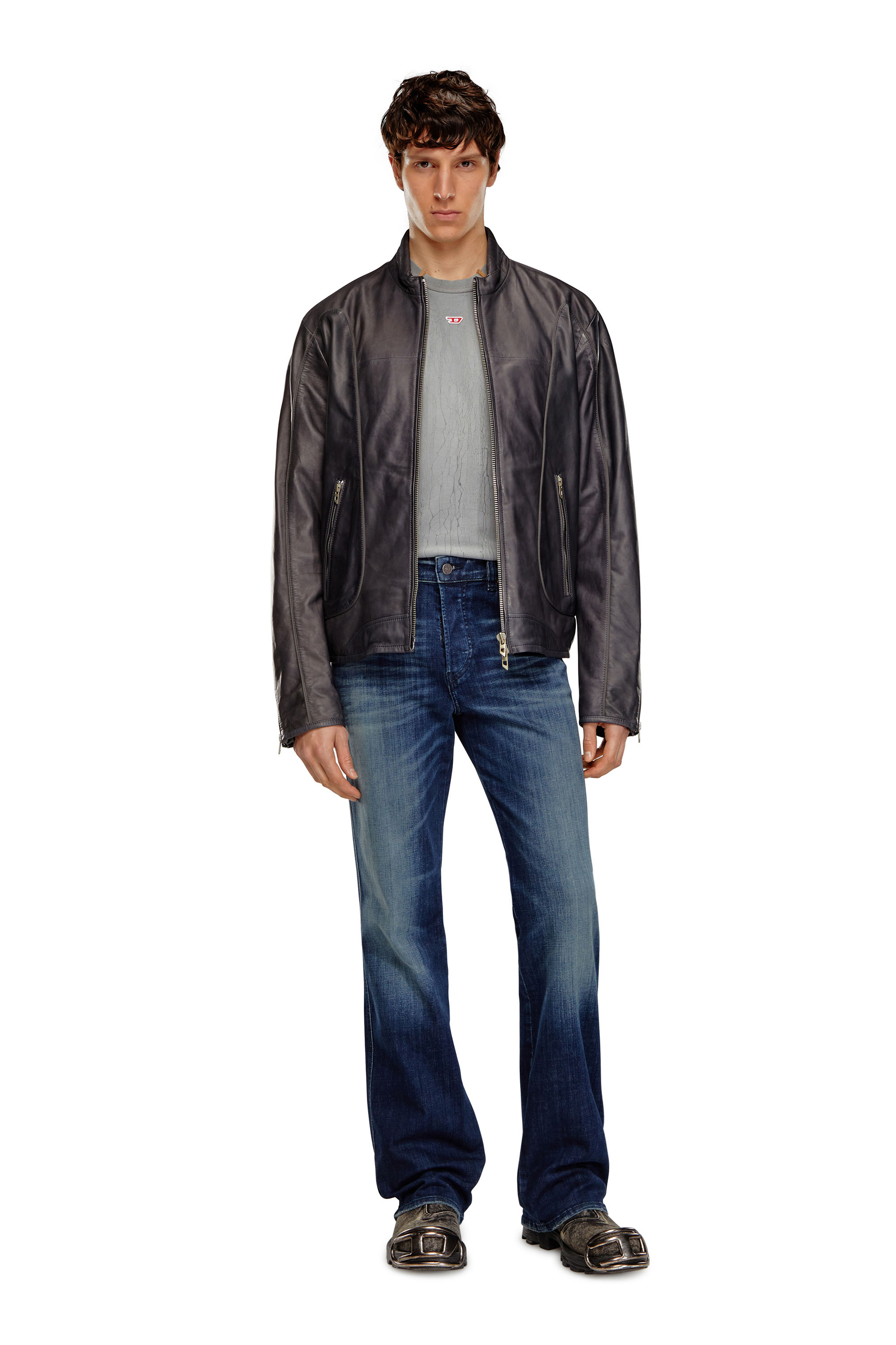 Diesel - Man's Bootcut Jeans 1998 D-Buck 09H35, Dark Blue - 2