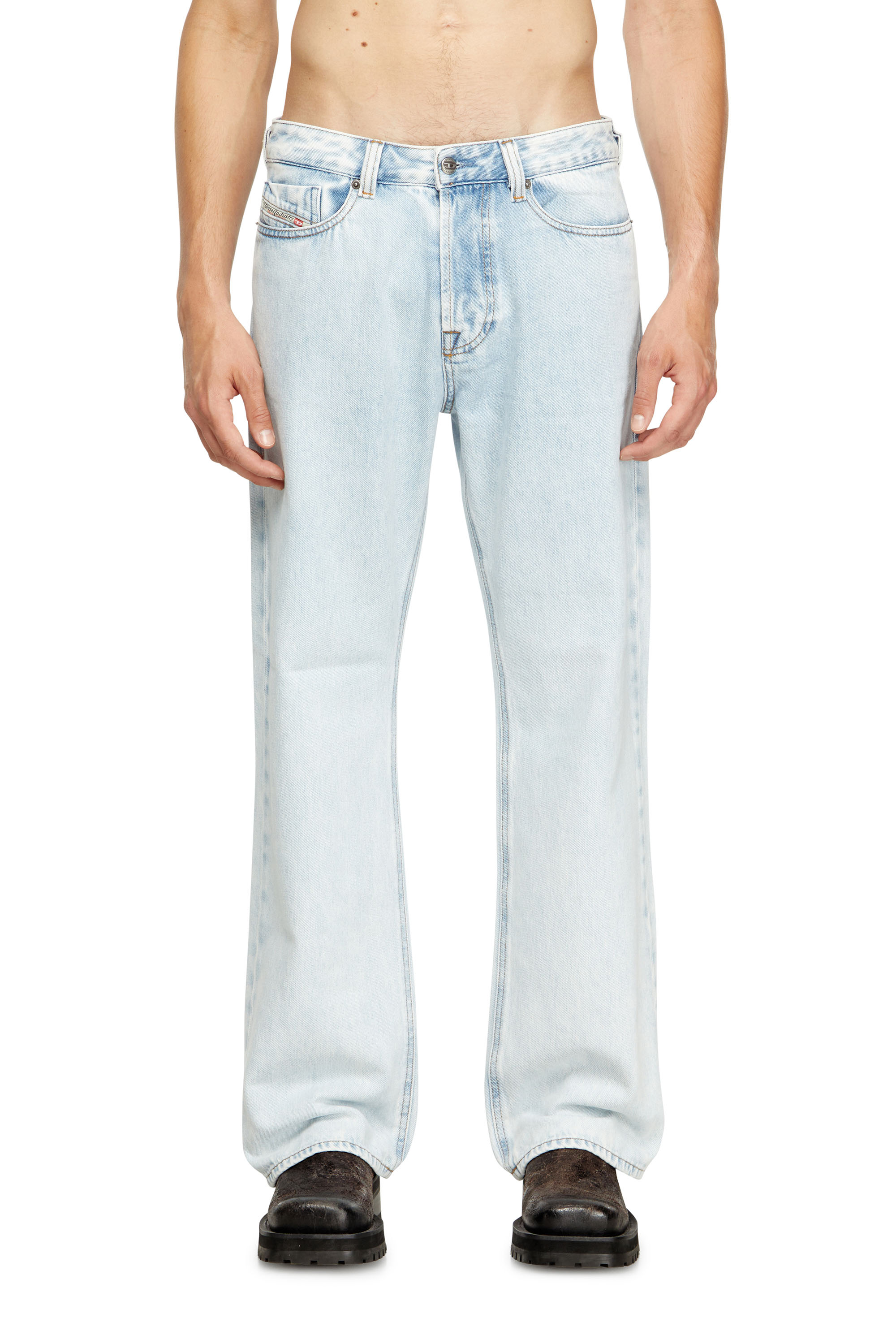 Diesel - Man's Relaxed Jeans 1980 D-Eeper 09M74, Light Blue - 1