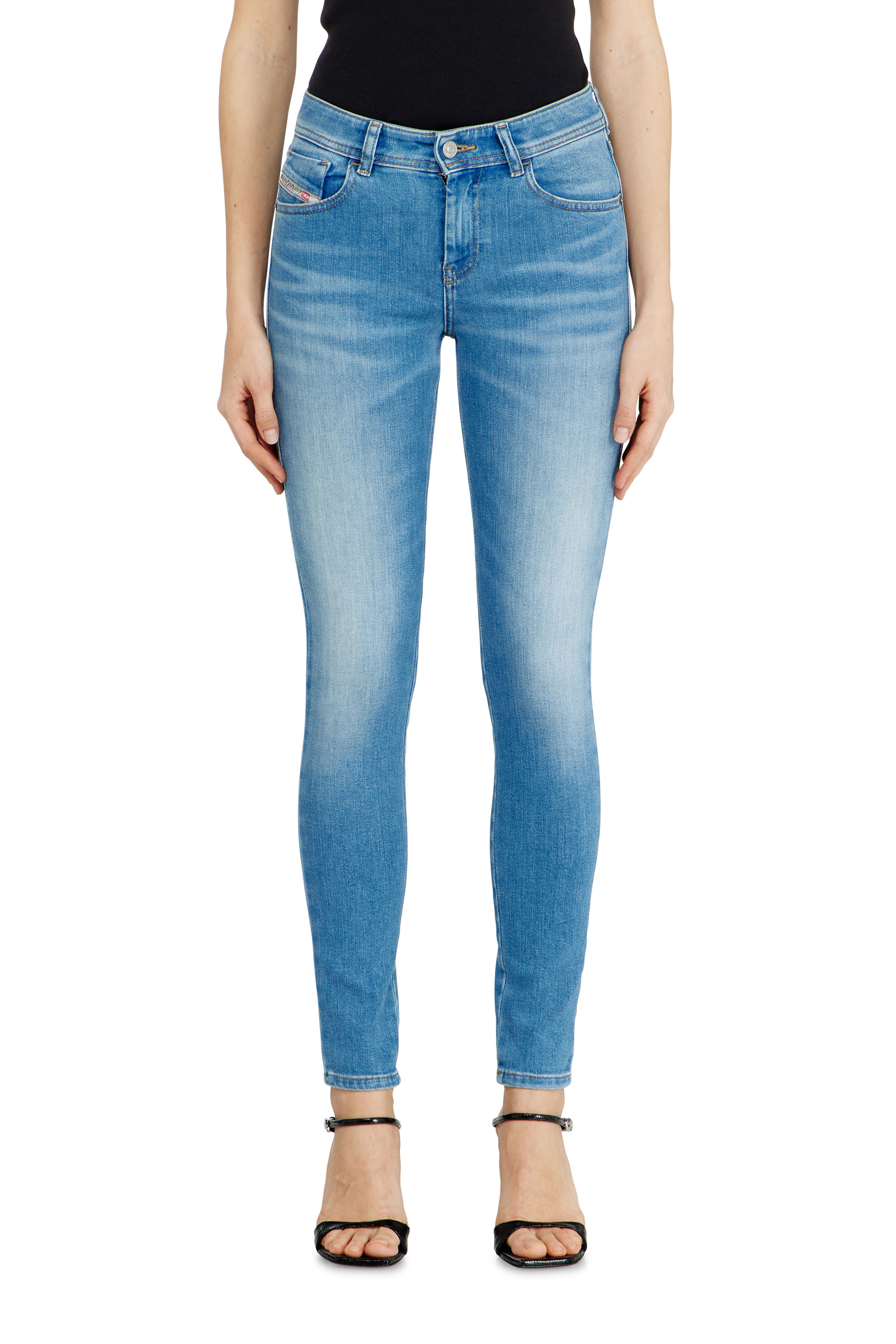Diesel - Woman's Skinny Jeans 2017 Slandy 09L94, Light Blue - 4