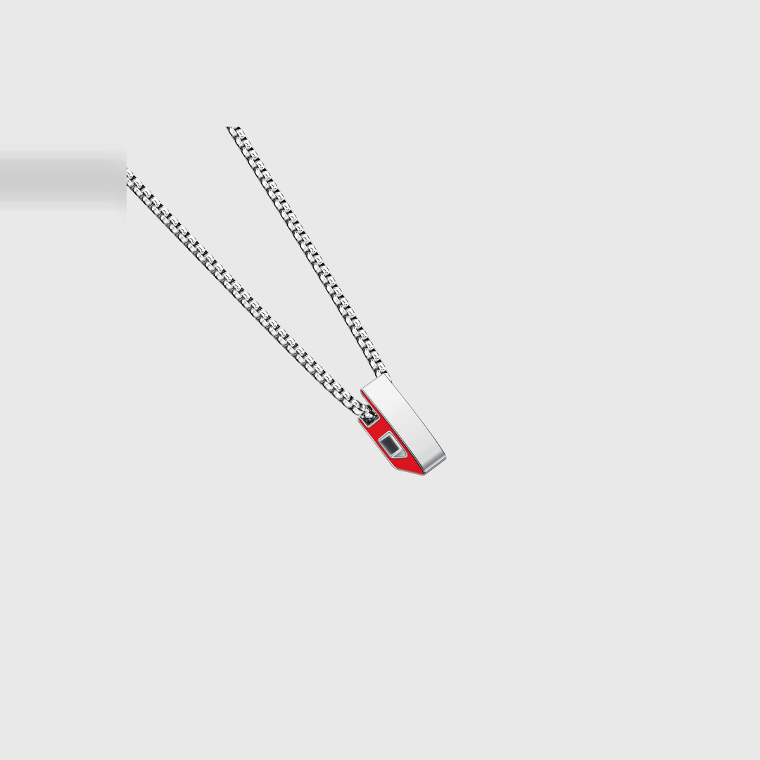 Diesel - Collier pendentif en acier inoxydable - Colliers et chaînes - Mixte - Gris argenté
