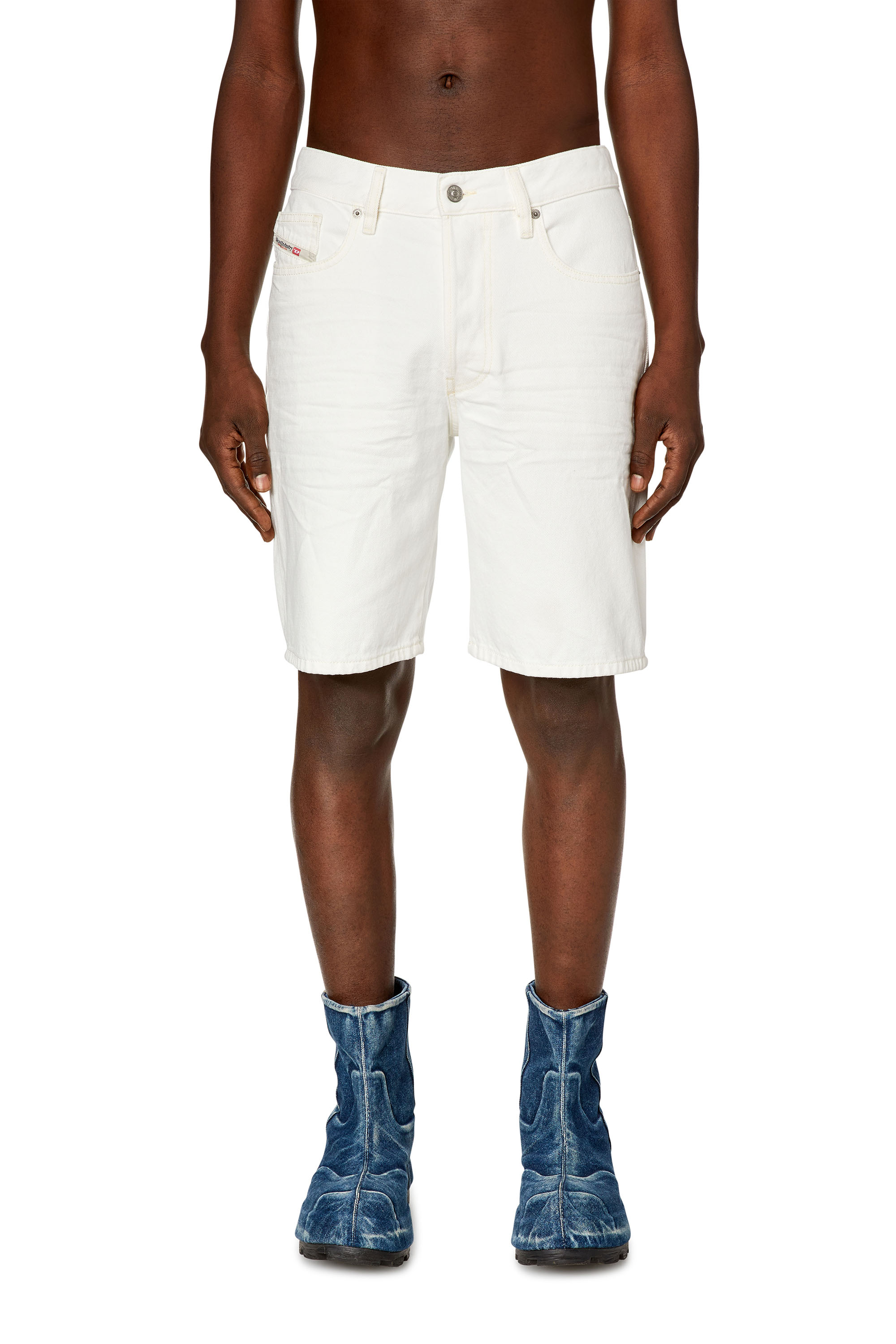 Diesel - Pantalones cortos en denim - Shorts - Hombre - Blanco