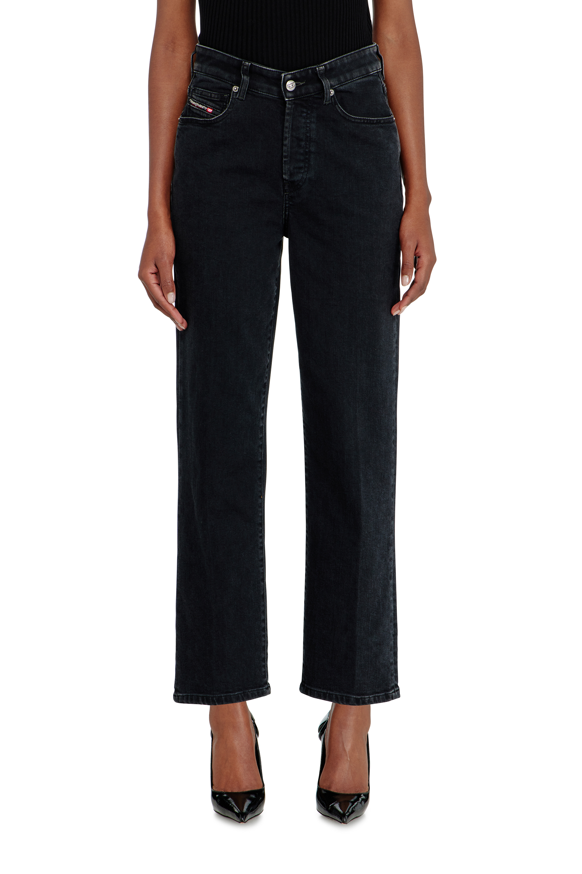 Diesel Women's Black - Regular Jeans High Waist 1981 D-Went - Jeans - Woman Size 29