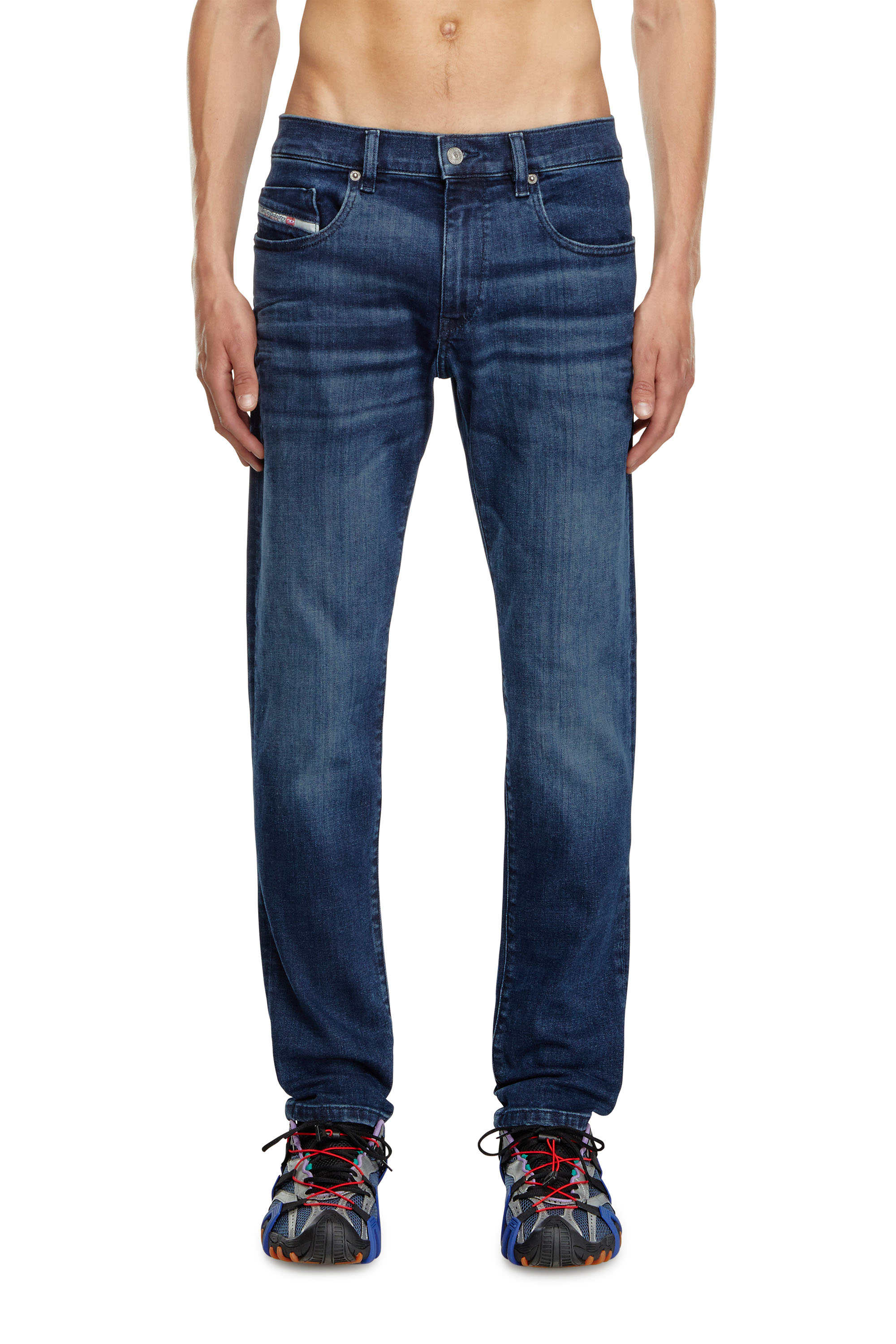 Shop Diesel Slim Jeans In Blue