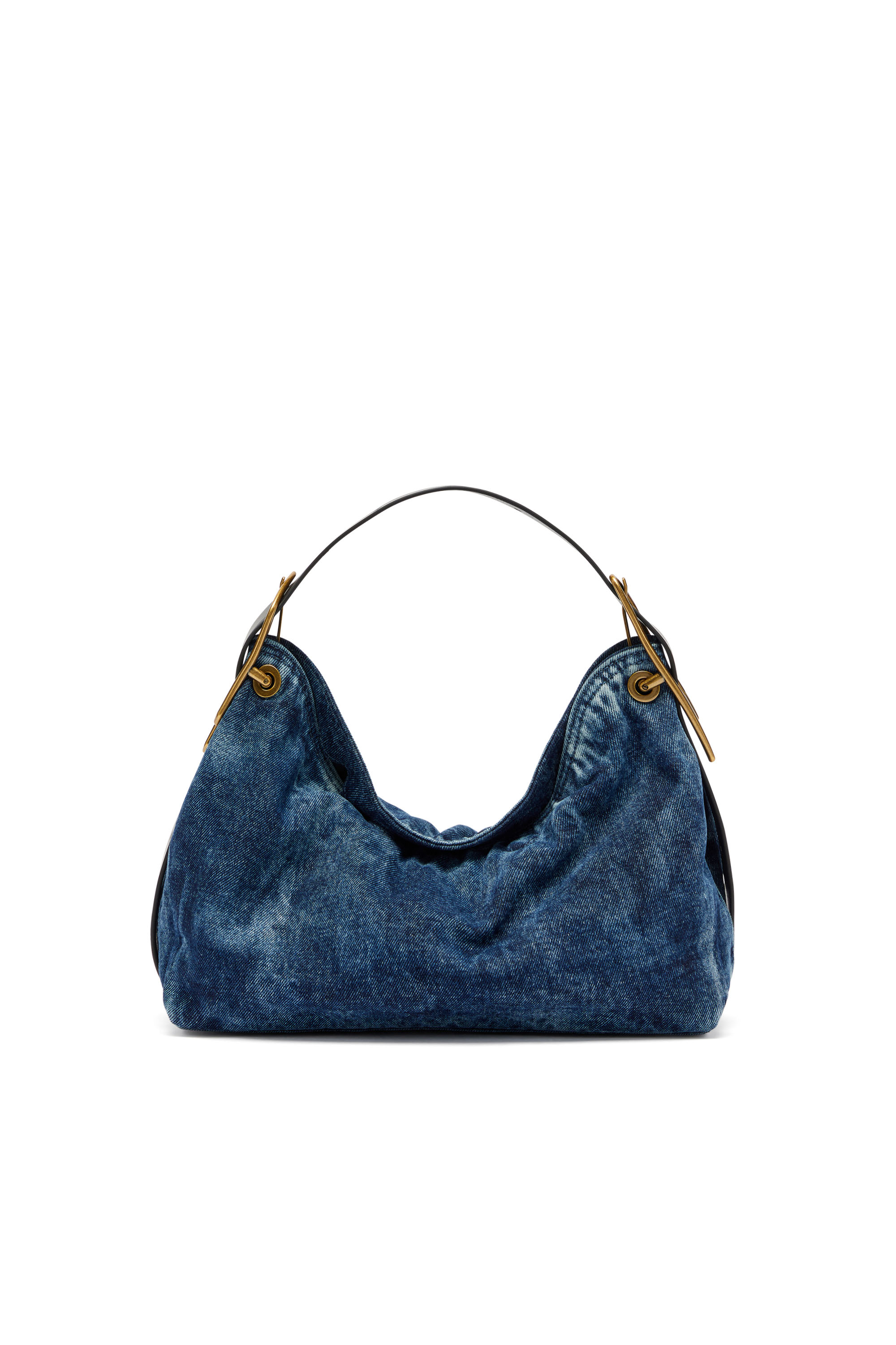 Diesel Mulher Azul - D-Line-Denim Shoulder Bag - Shoulder Bags - Woman Uni