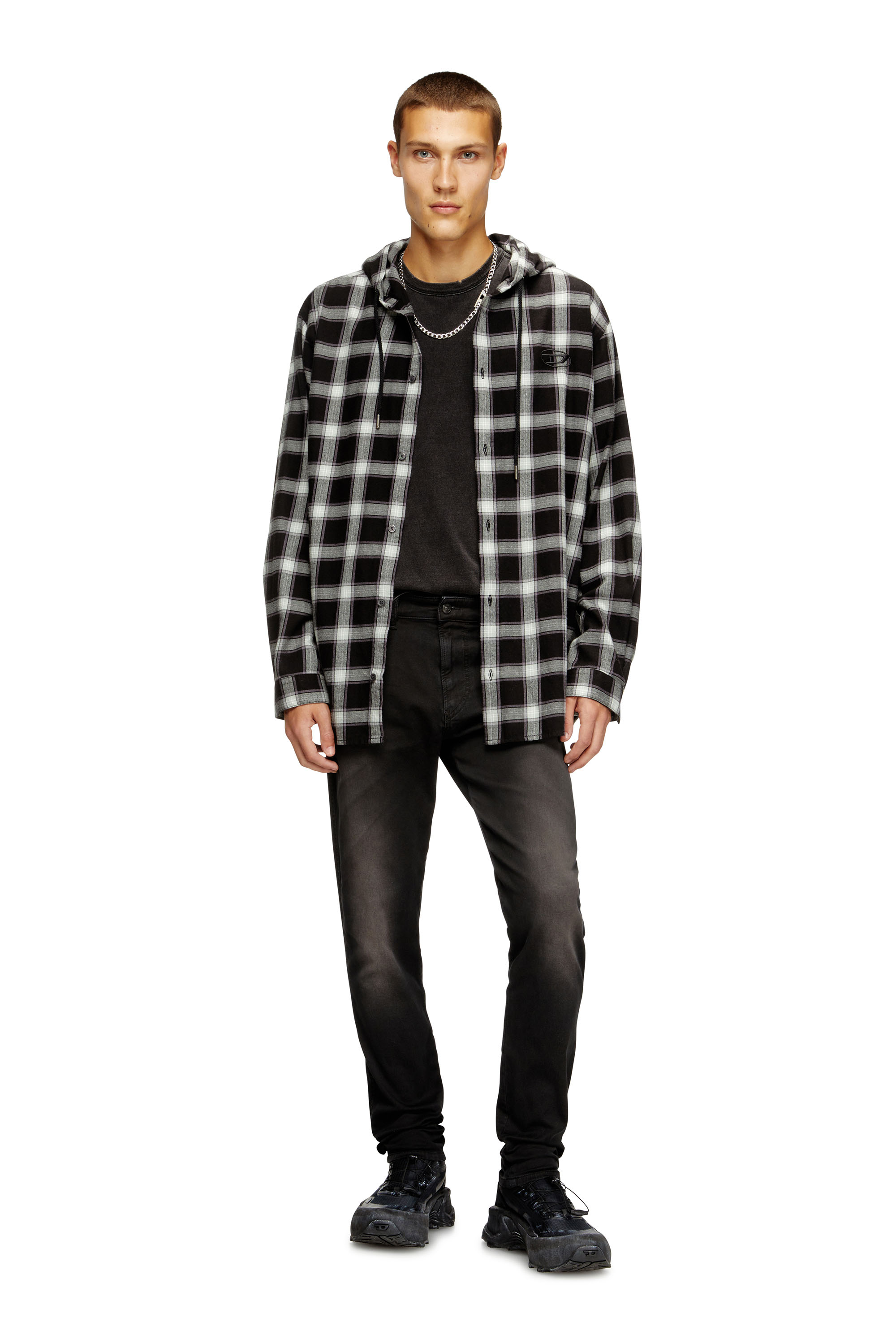 Diesel - Man's Slim 2062 D-Strukt Joggjeans&reg; 0670M, Black/Dark grey - 1