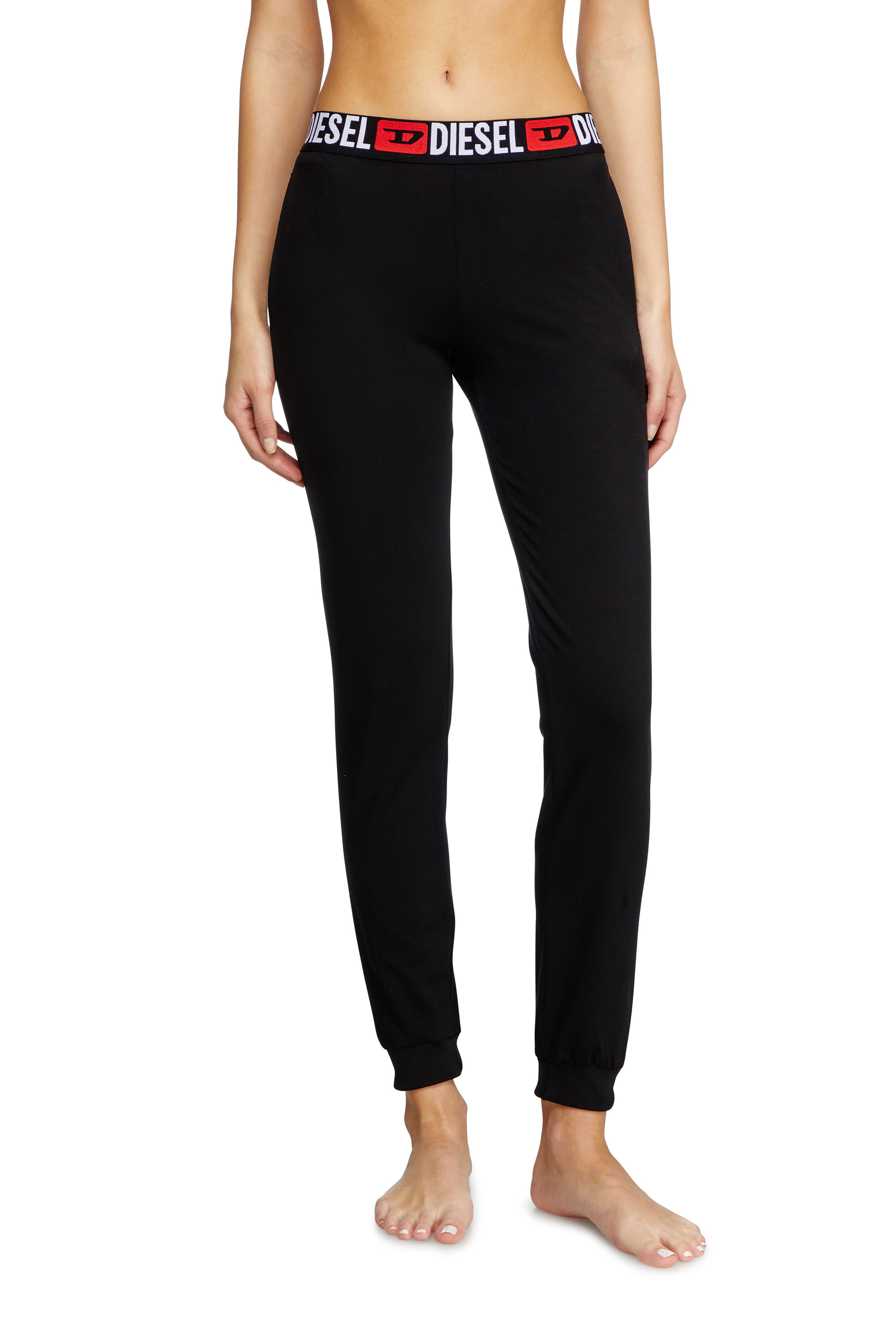 Diesel Ženský Čierna - Denim Division Sweatpants - Pants - Woman Extra Malý