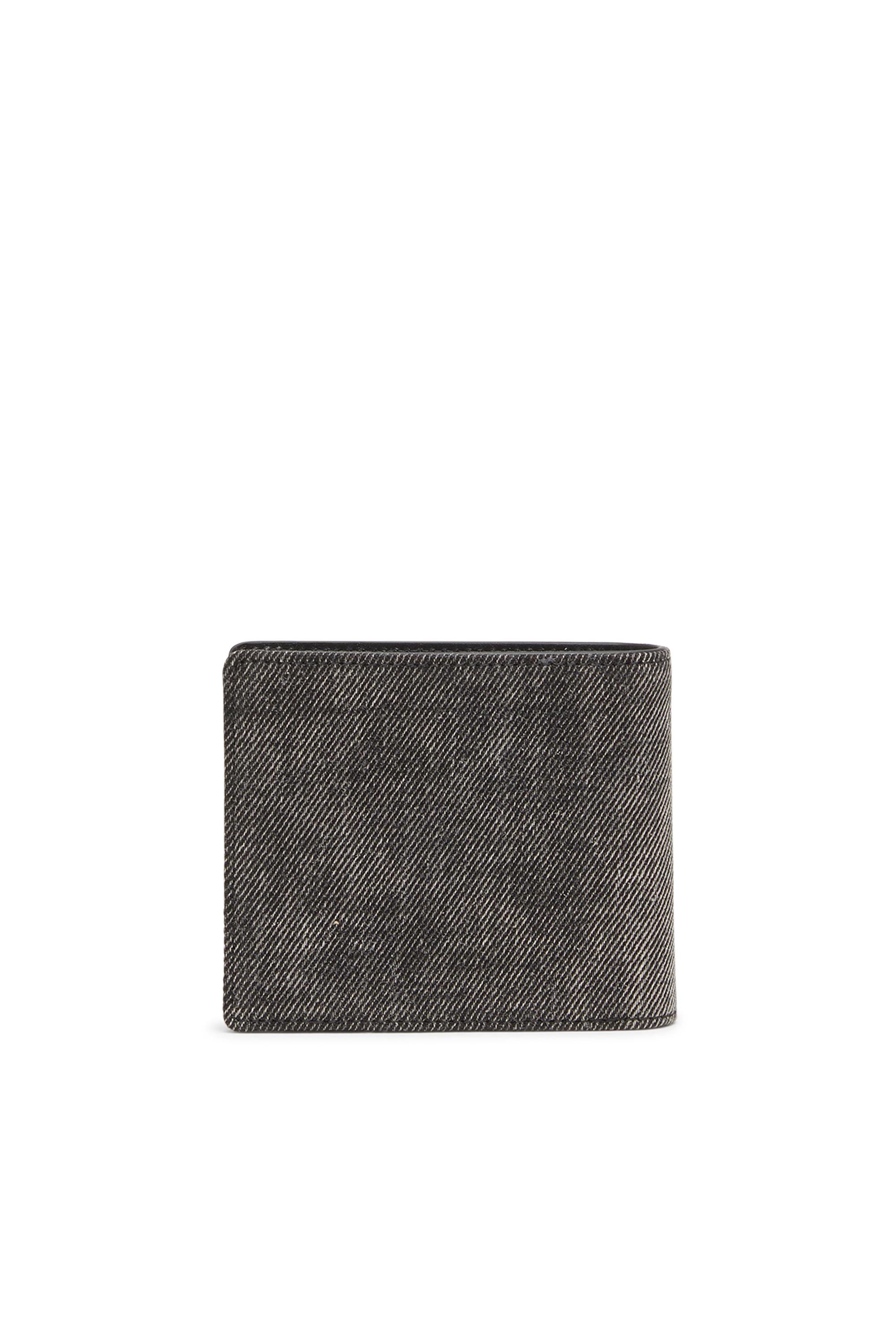 Diesel - 1DR BI FOLD COIN S 3D, Unisex's Wallet in washed denim in Dark grey - 2