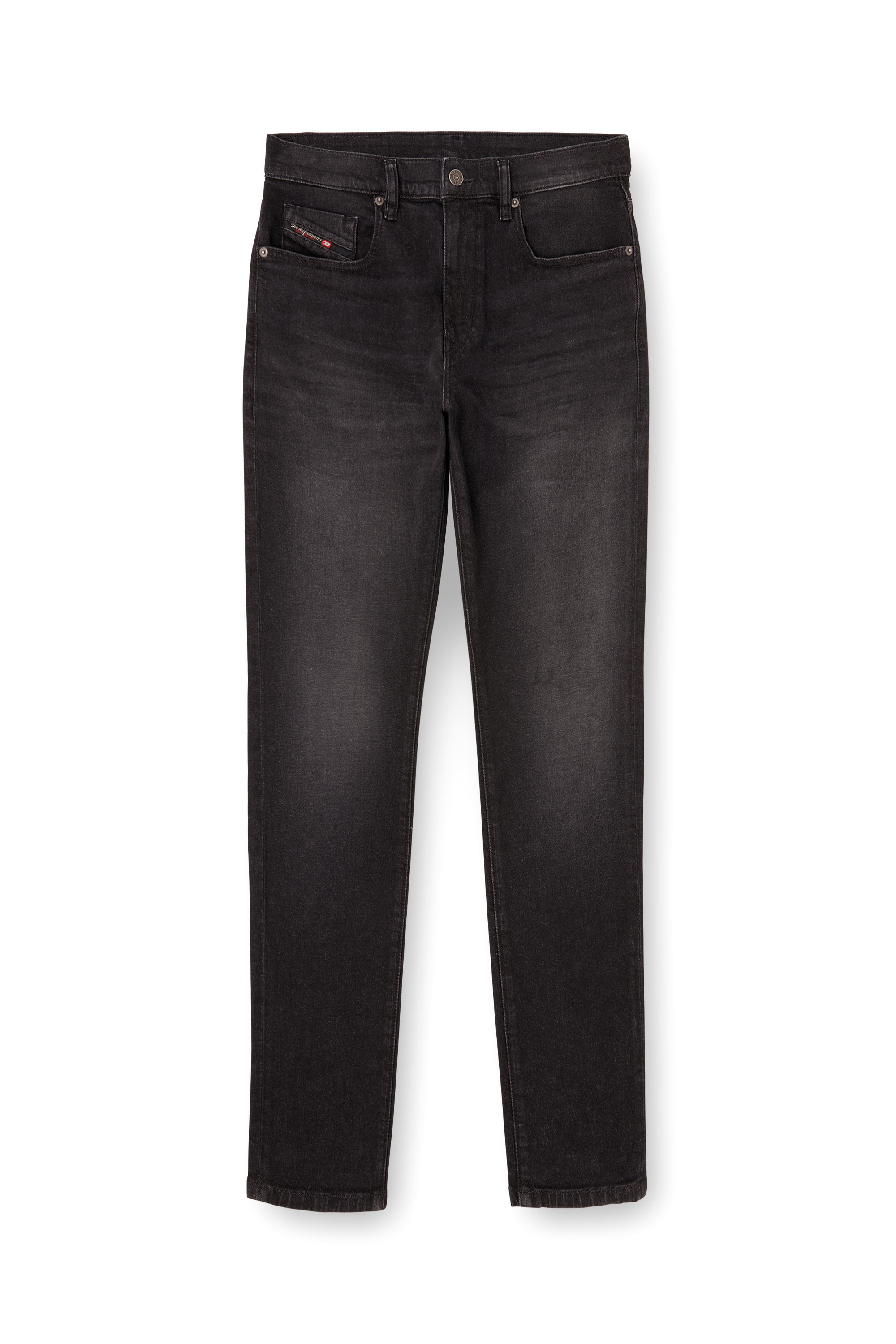 Diesel - Man's Slim Jeans 2019 D-Strukt 0DBDT, Black/Dark grey - 2