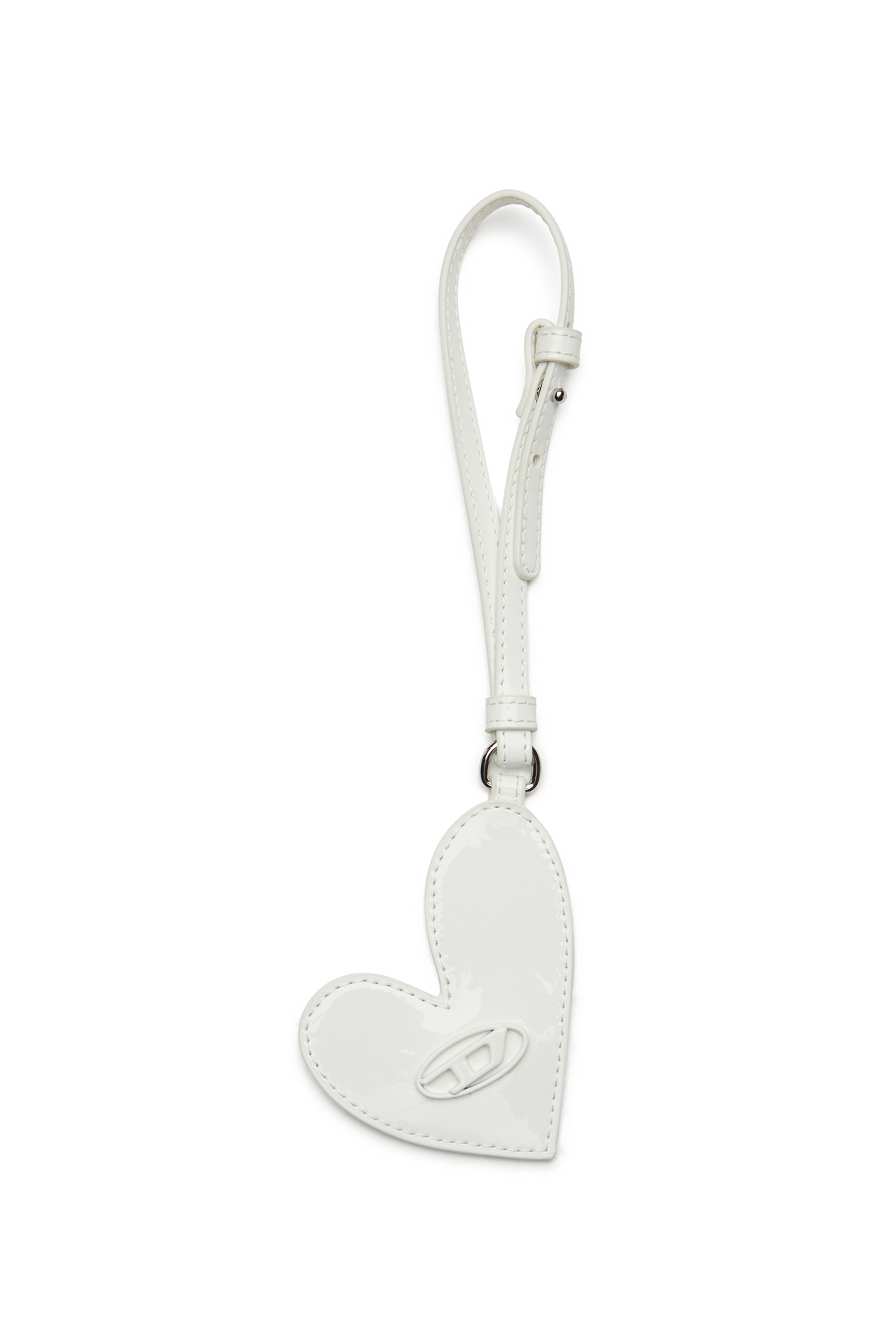 Diesel Mulher Branco - Mirror Charm With Glossy Finish - Charms And Keyrings - Woman Uni