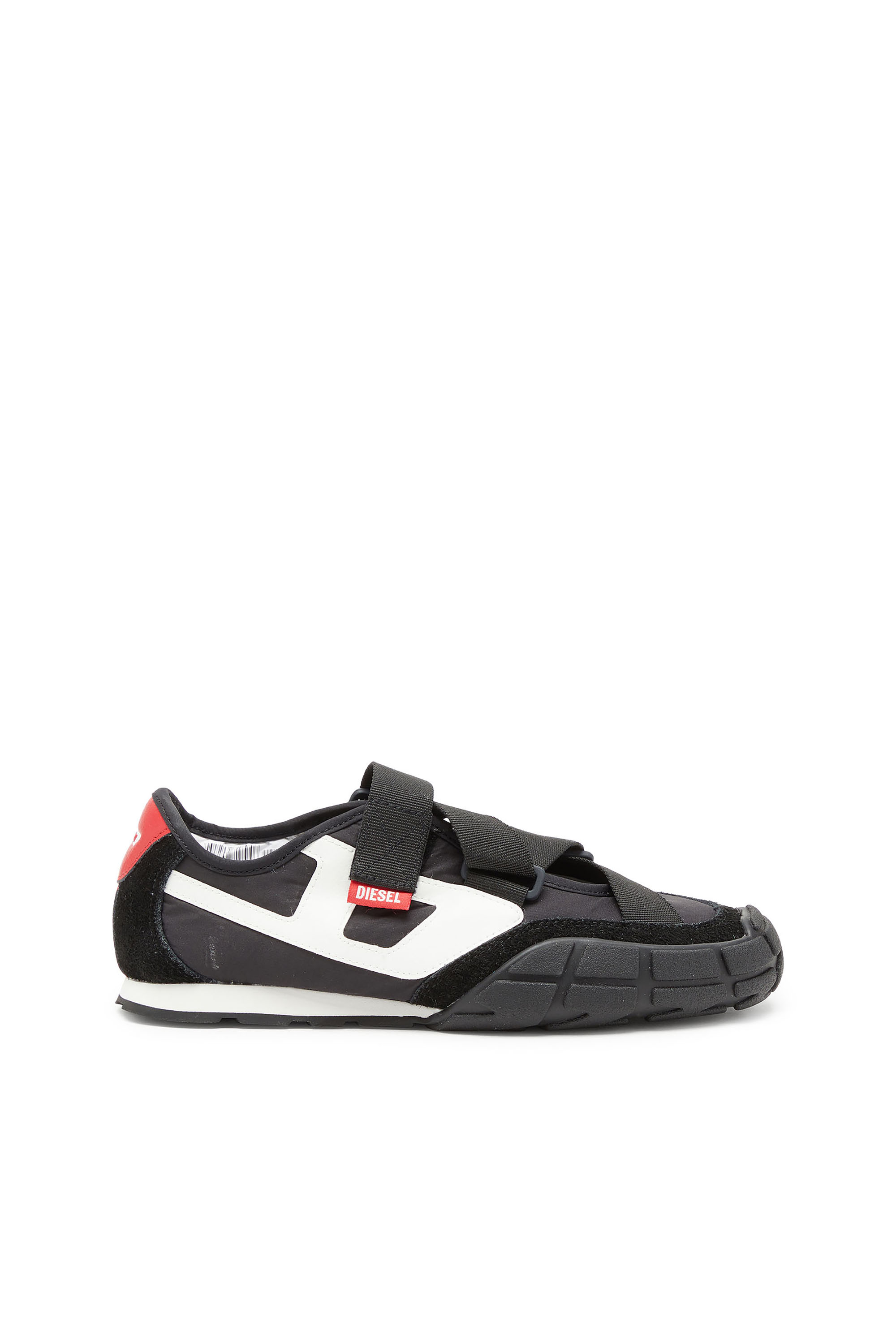 Diesel – S-Pagodha-Tongue-free strap sneakers in ripstop – Sneakers – Woman – Black