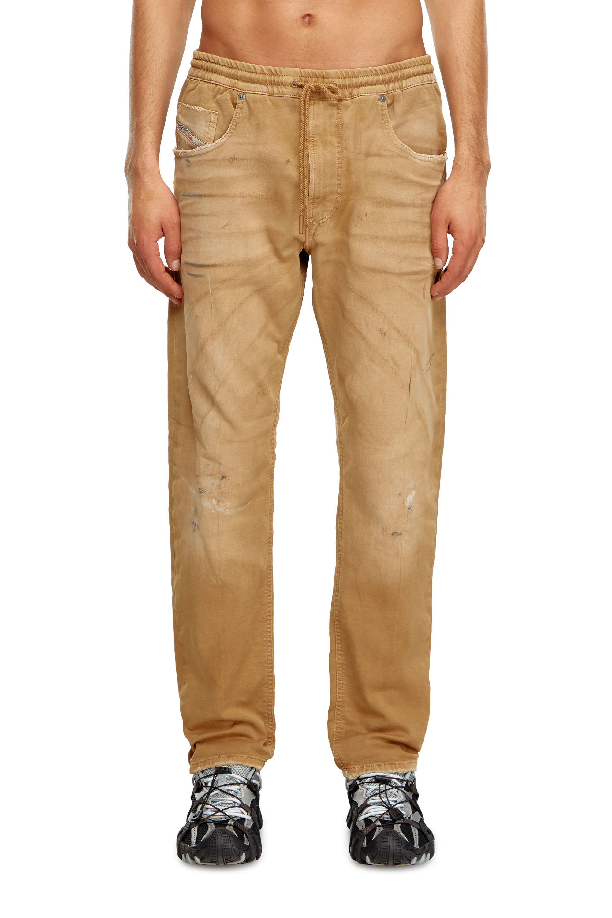 Diesel - Regular 2030 D-Krooley Joggjeans - Jeans - Man - Brown