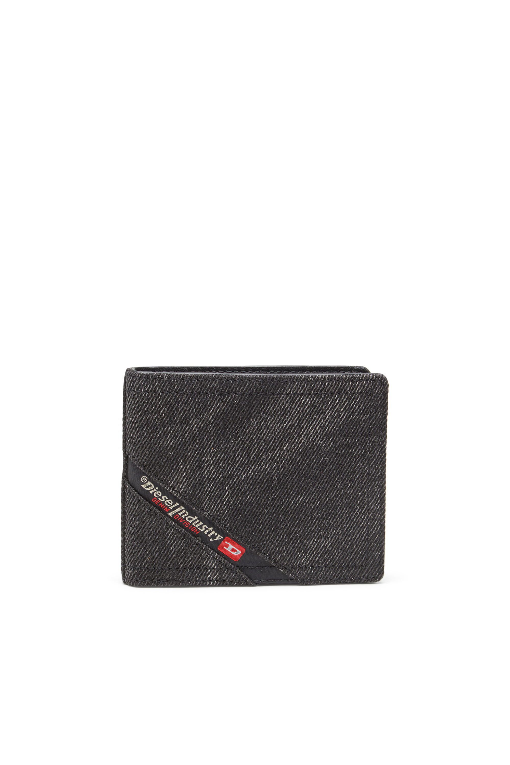 Diesel Multi-pkts 3d S Bi-fold Wallet In Gray