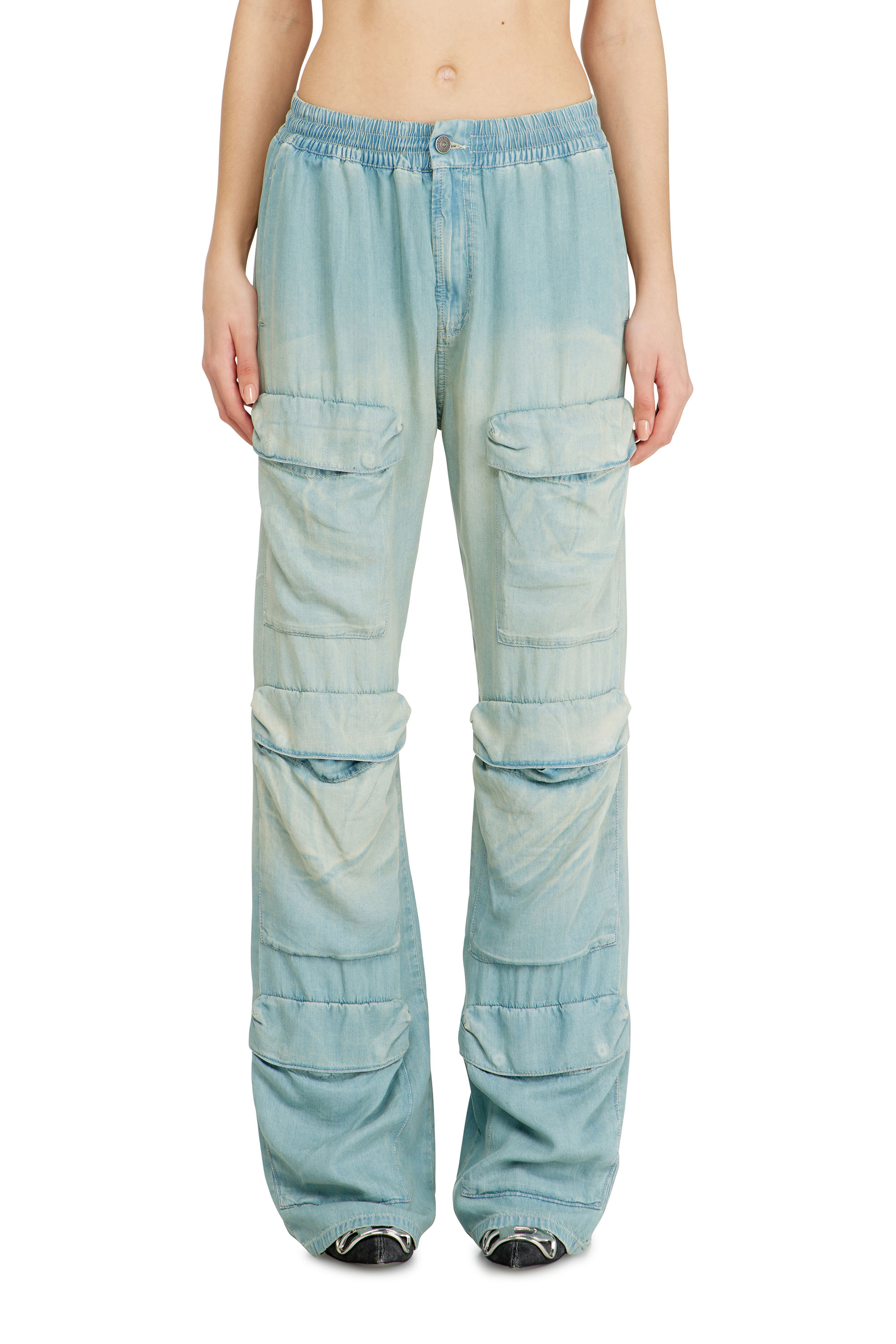 Diesel Women's Blue - Regular Jeans Regular Waist D-Pocky - Jeans - Woman Size 29