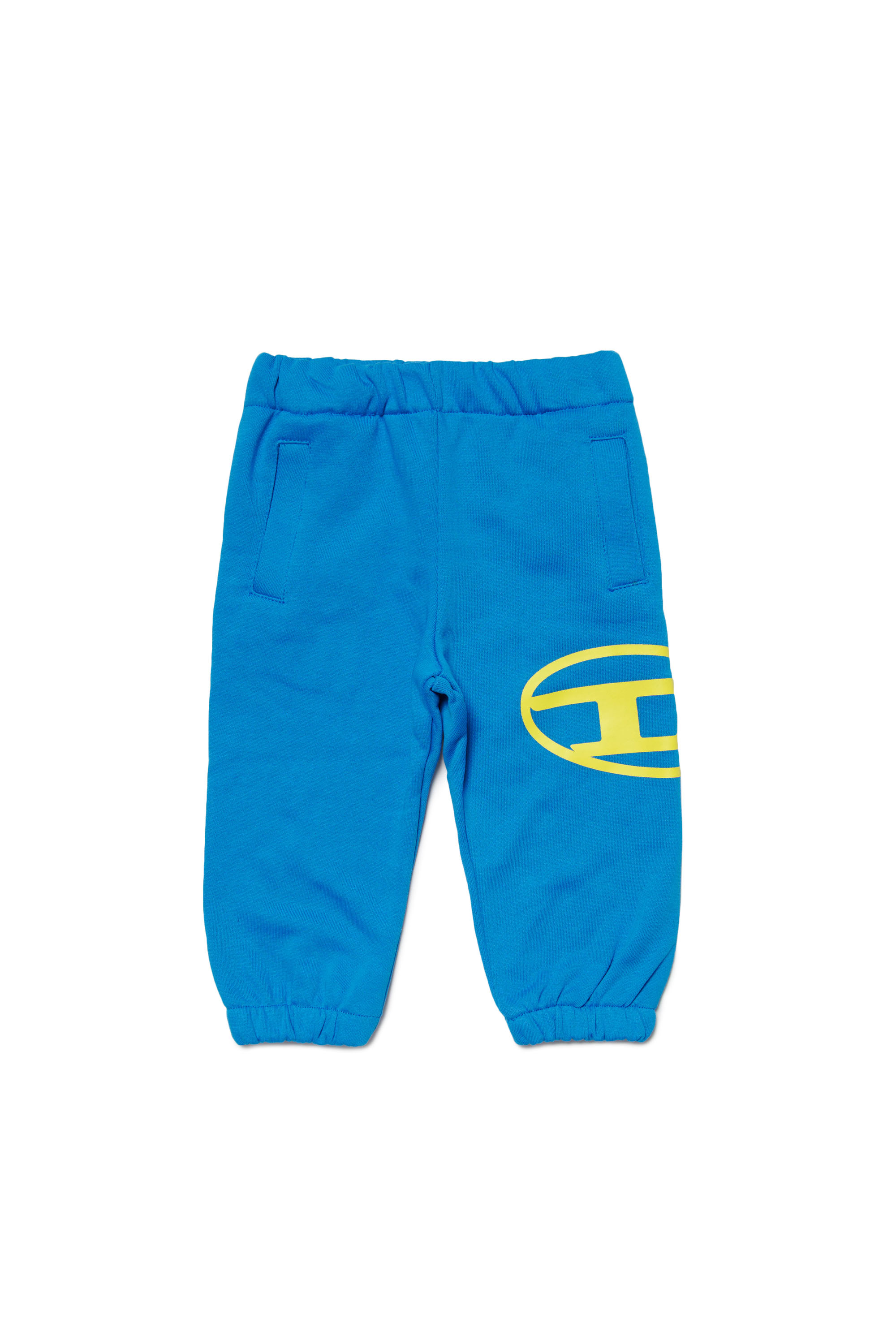 Diesel - Pantaloni tuta con logo Oval D stampato - Pantaloni - Unisex - Blu