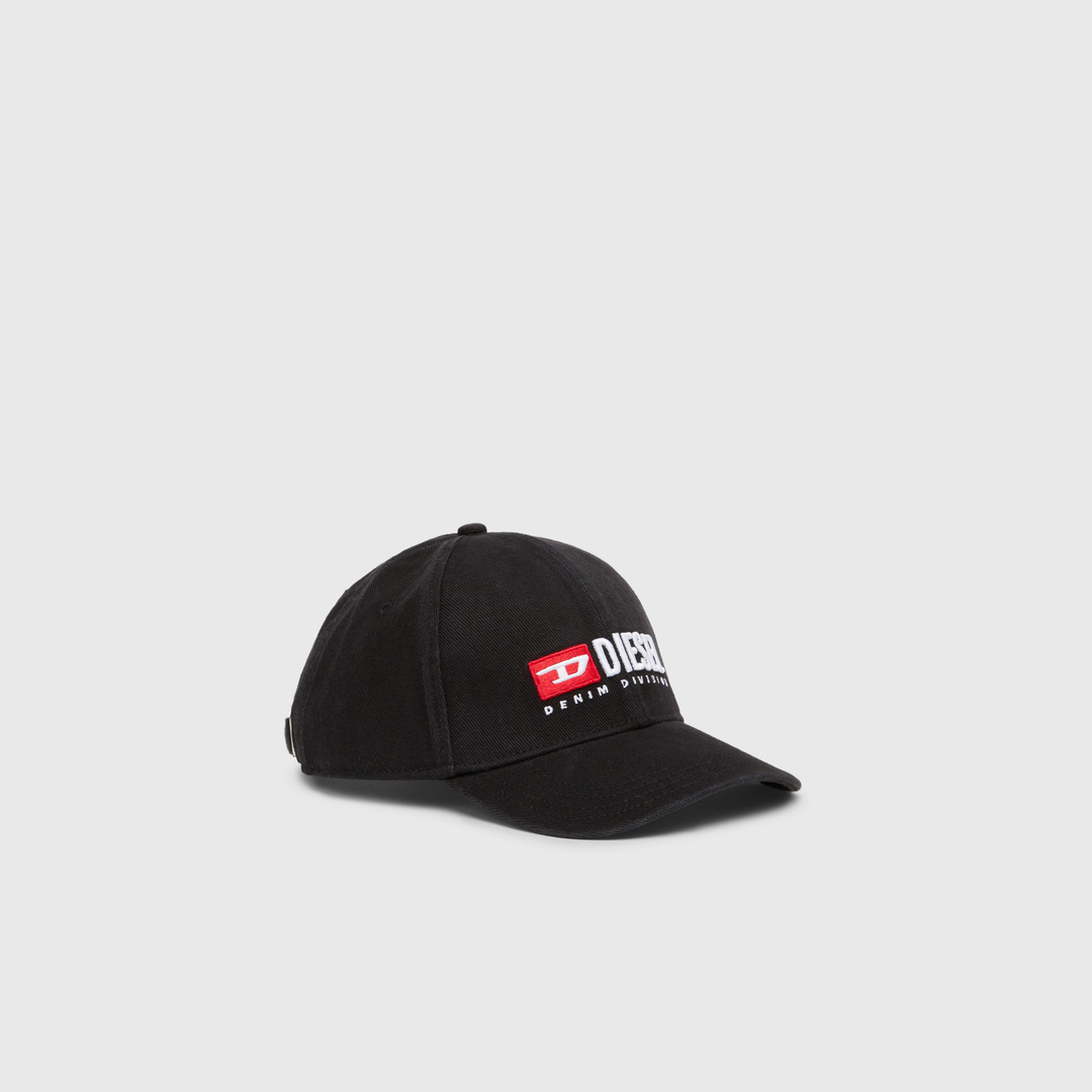 Diesel - Casquette de baseball avec logo brodé - Chapeaux - Homme - Noir