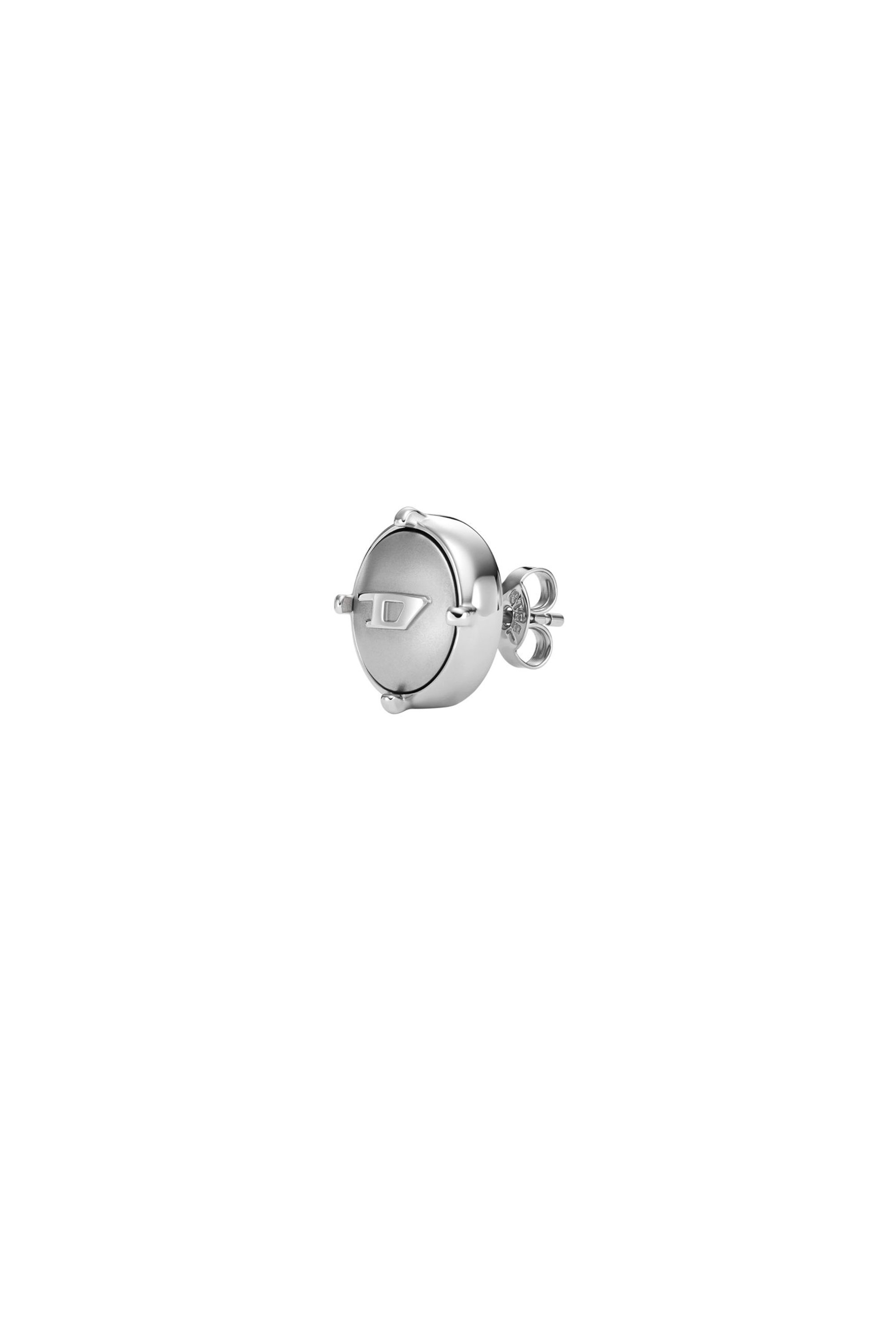 Diesel - Stainless steel stud earring - Earrings - Man - Silver